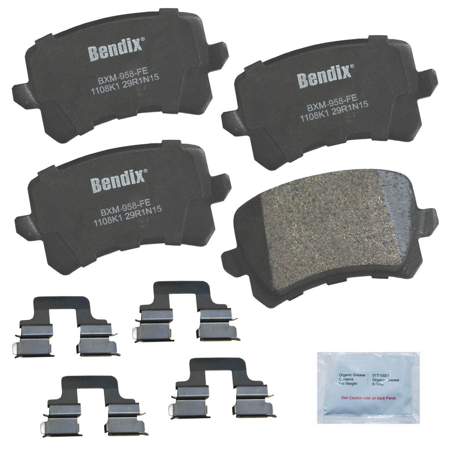 Bendix Priority1 Cfm1108K1 Rear Brake Pads For Audi A3,Quattro,A4,A6,Q3,S3,Tt,Rs Tts Seat Altea,Xl,Freetrack,Ibiza,Leon,Volkswag