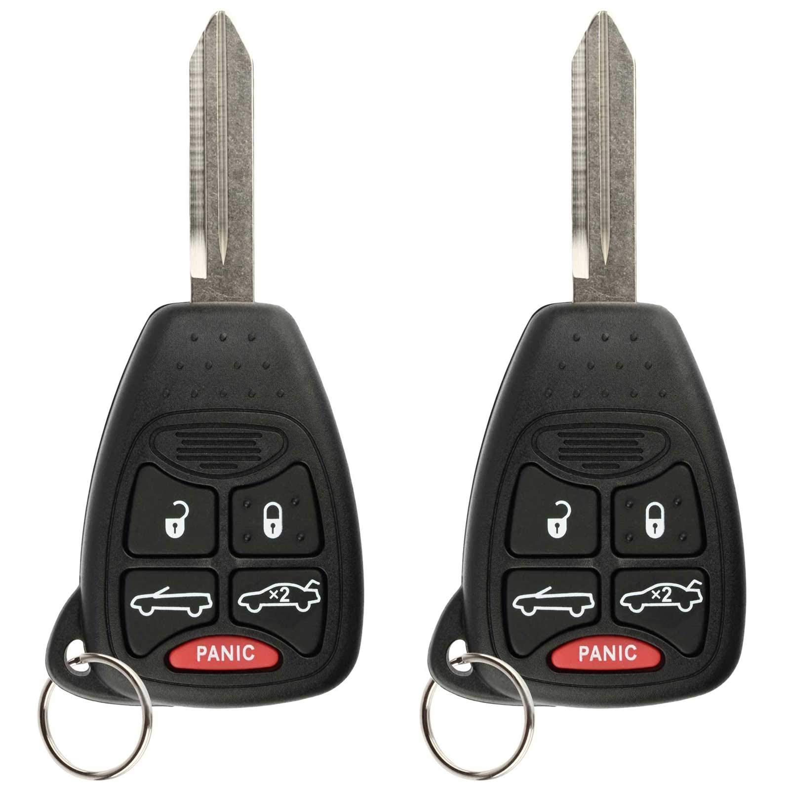 2X Keyless Entry Remote Key Fob For Chrysler Sebring (Oht692427Aa, Oht692713Aa)