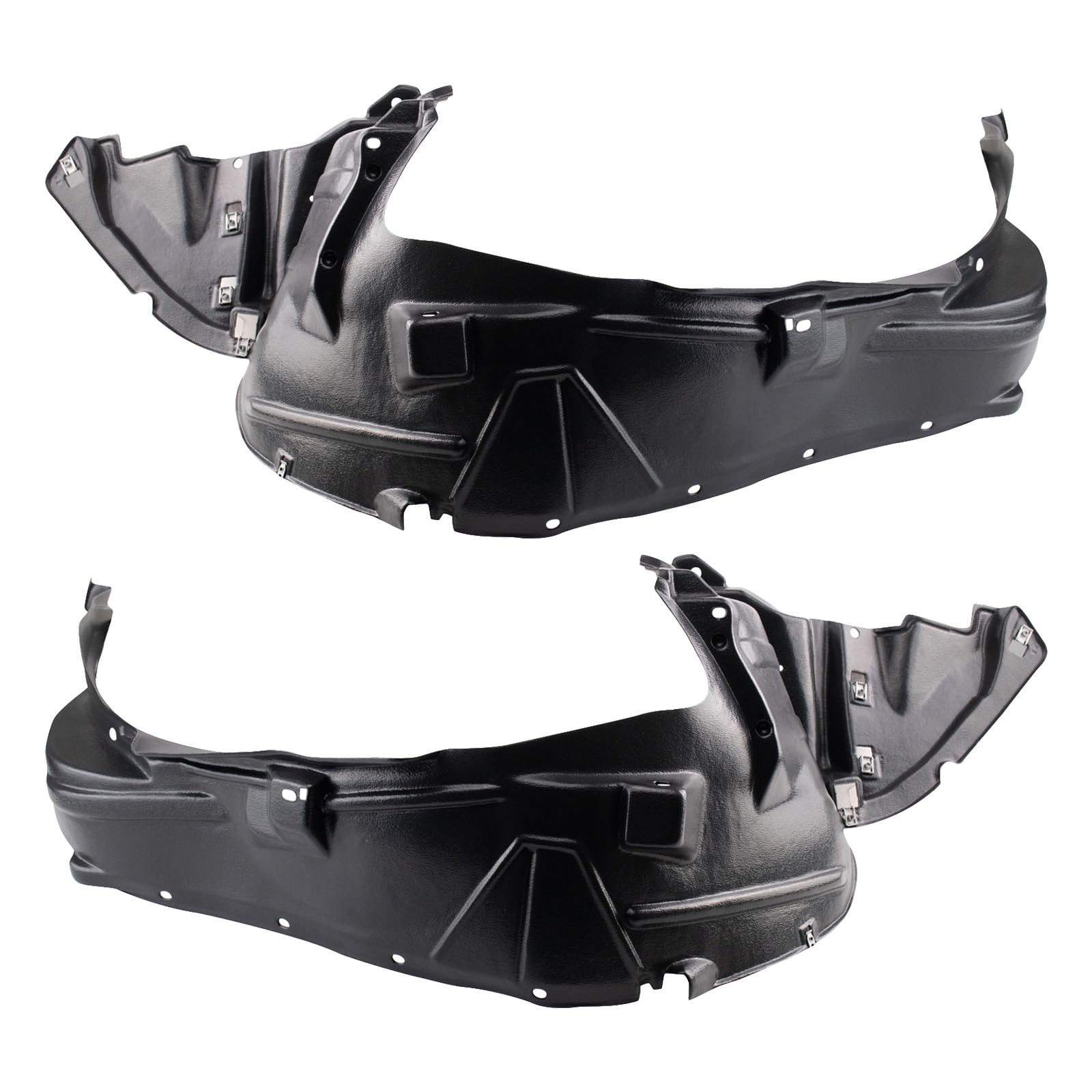 Trq Front Inner Fender Liner Set Compatible With 2012 Honda Ridgeline Ho1248156 Ho1249125