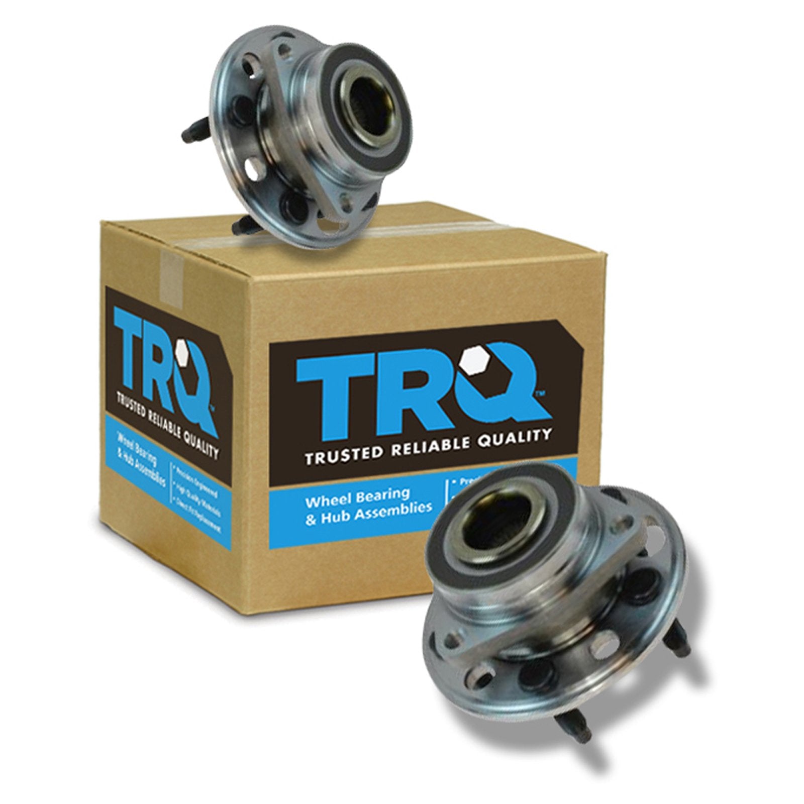 Trq Wheel Hub & Bearing Assembly Pair Set Of 2 For Buick Chevy Gmc Saab