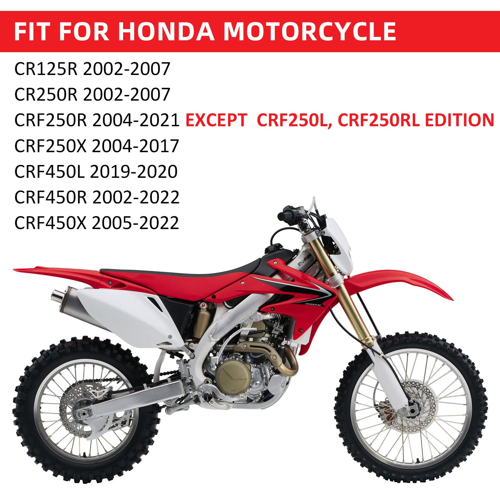 Front Rear Brake Pads Sintered For Honda Crf450R Crf250R Cr250 Cr125 Crf450X Crf250X Crf450 Crf250 Cr250R Cr125R