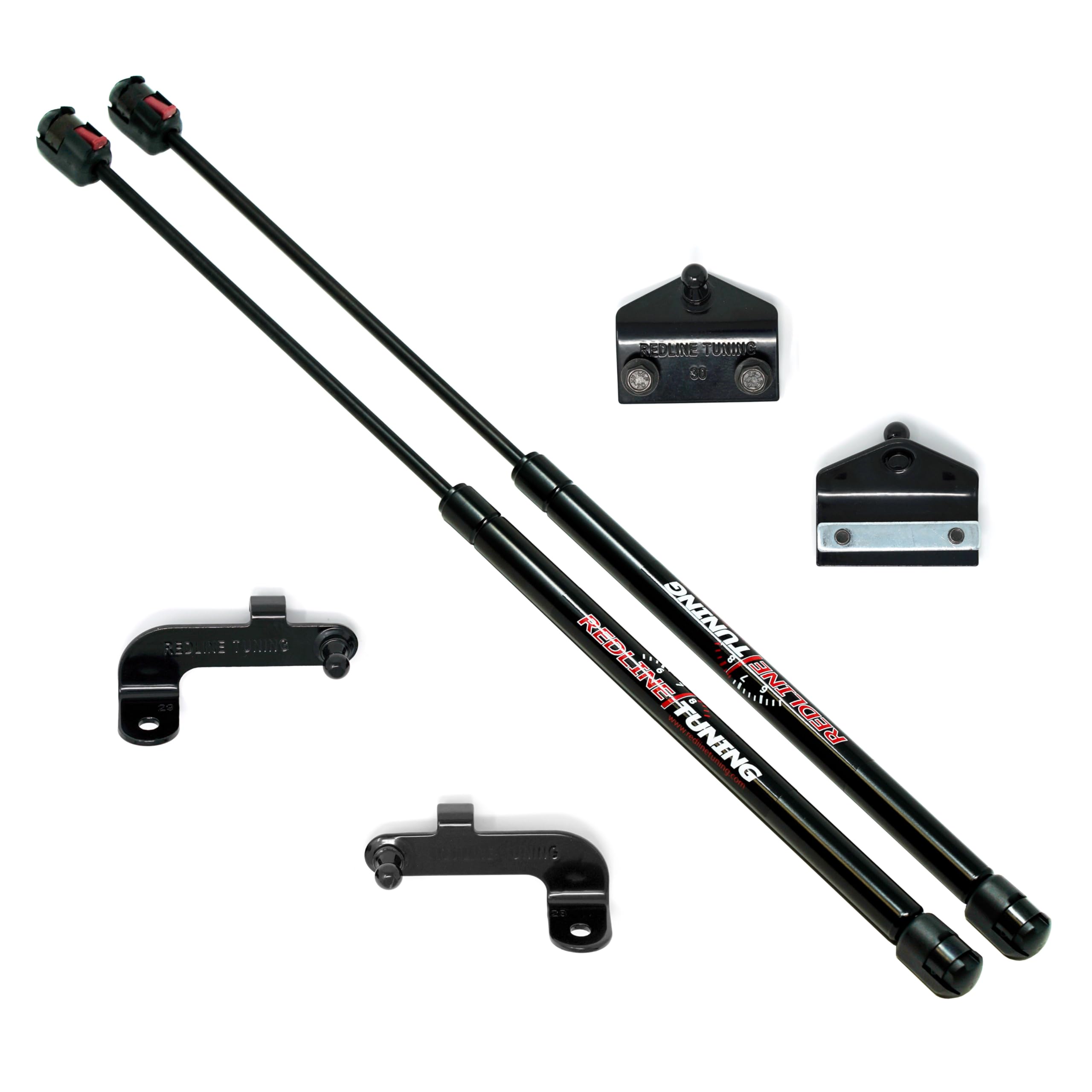 Redline Tuning 21-20003-02 Hood QuickLIFT Plus Compatible with Jeep Wrangler JL 2018+ & Compatible with Jeep Gladiator JT 2020+