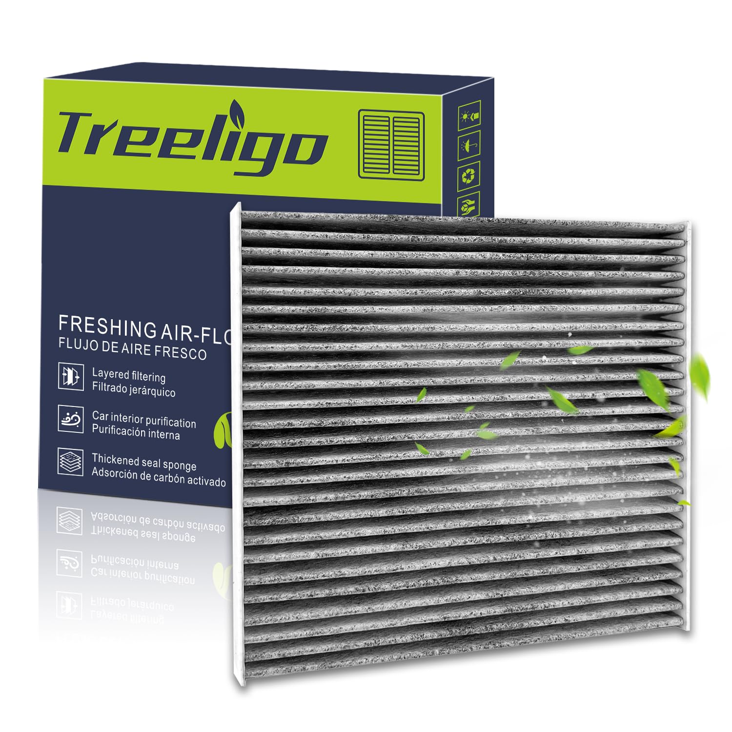 Treeligo Cf11671 Cabin Air Filter Compatible With Ram 1500,1500 Classic,2500,3500,4500,5500(2016-2024),For Mazda Cx-7(2007-2012)