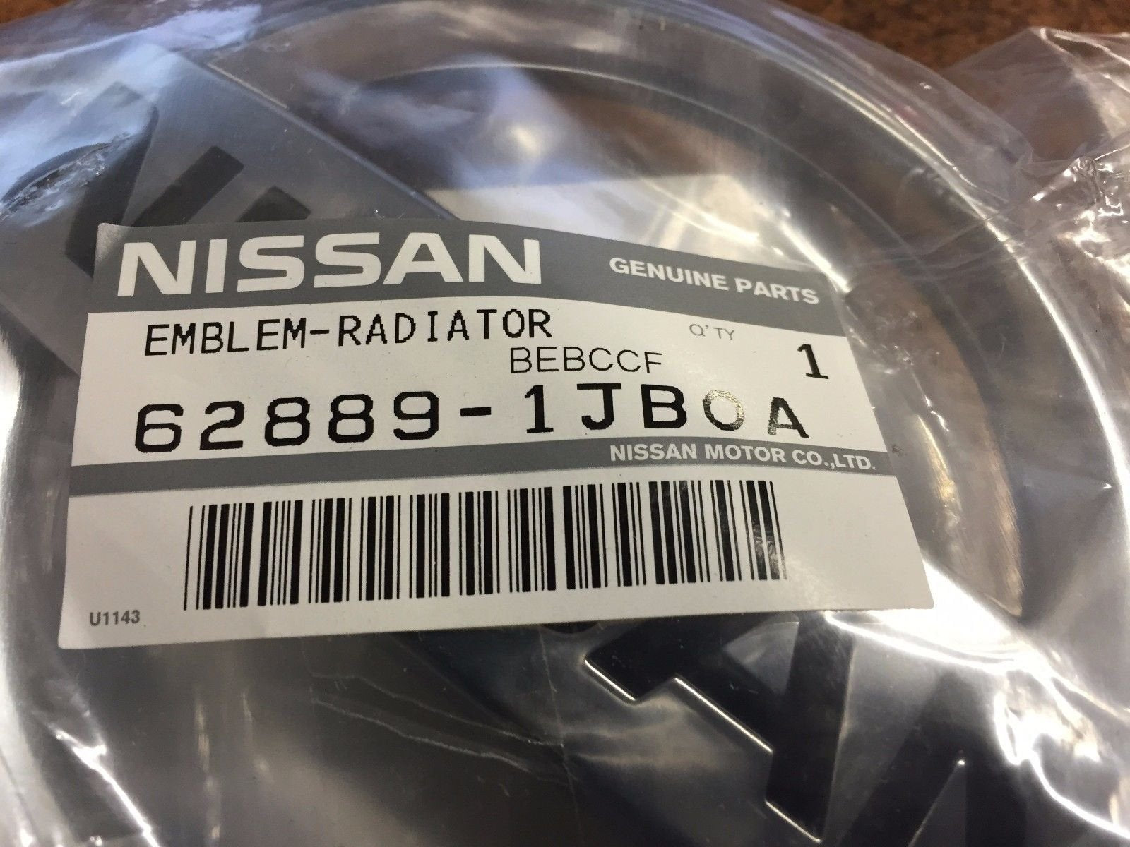 Genuine Nissan Parts - Emblem (62889-1Jb0A)