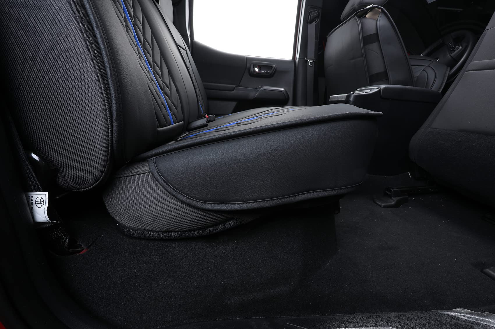 Tomatoman Toyota Tacoma Rear Seat Covers 2005-2024 2005 Trd Sport Offroad Limited Sr5 V6 Crew Double Extended Cab Truck Back Car