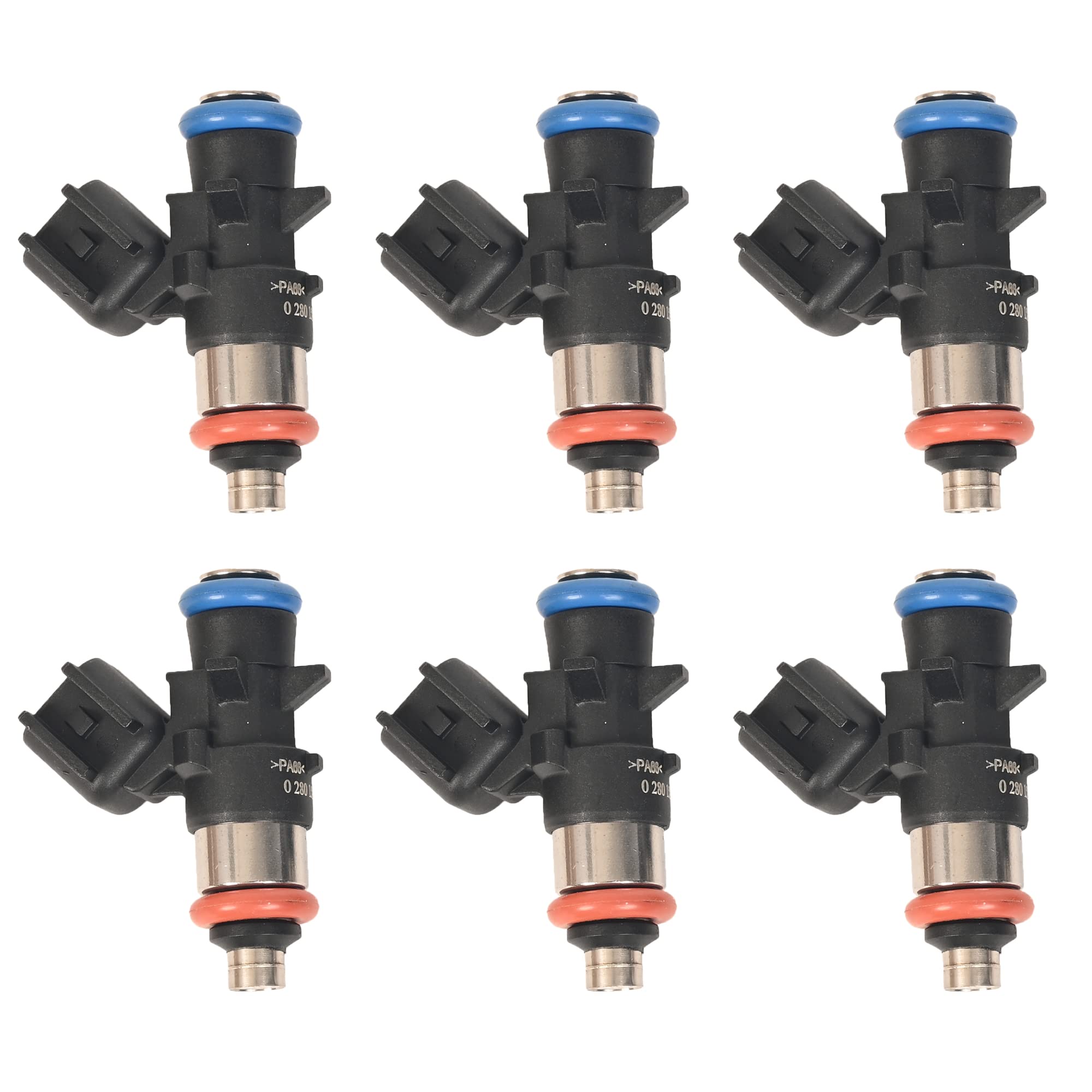 Fuel Injectors 0280158233 Compatible with 2011-2017 Chrysler 200/300 Dodge Challenger Charger Jeep Grand Cherokee Wrangler Ram 1