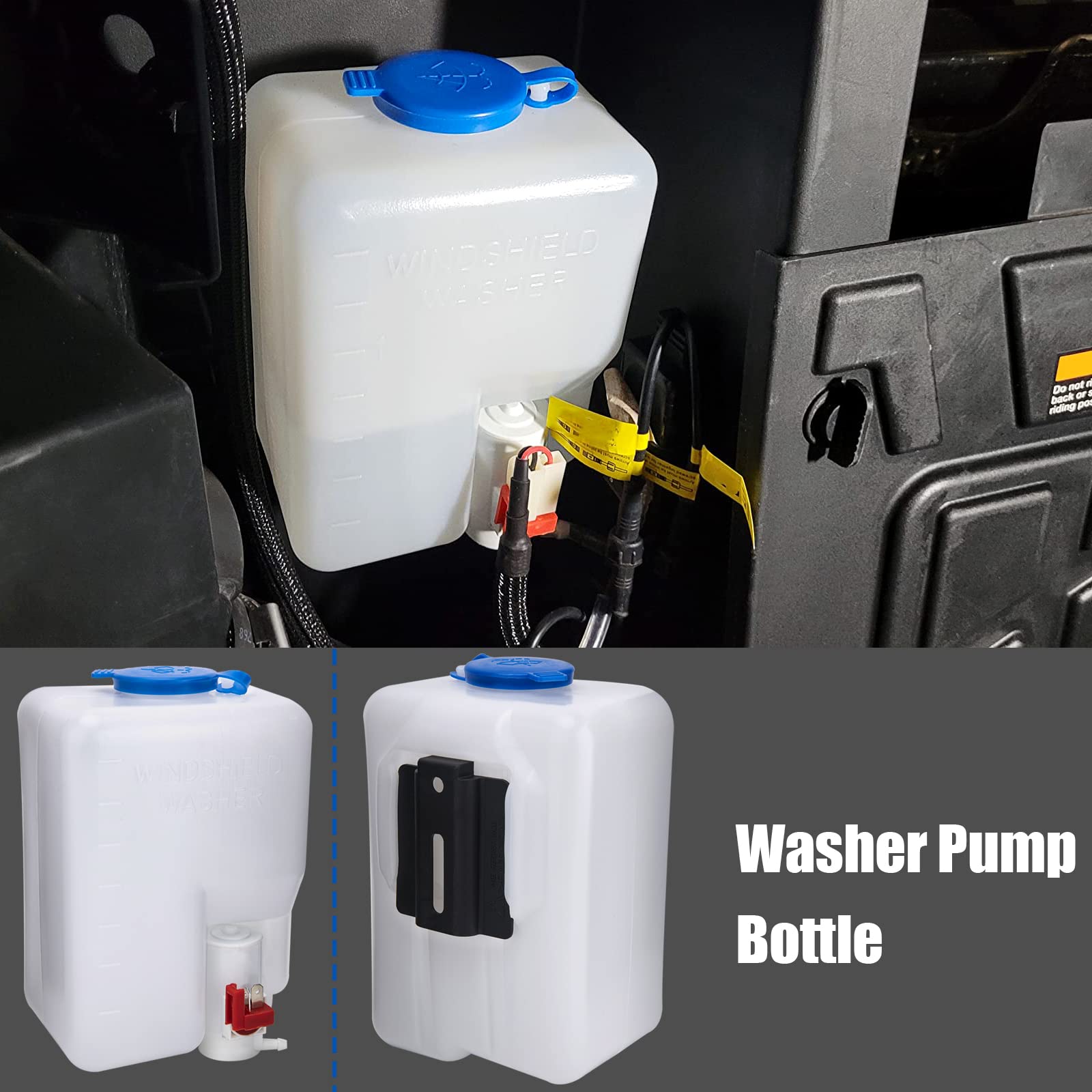 Electric Utv Windshield Wiper Kit, Universal Windshield Wiper Motor Kit, 12V Electric Windshield Wiper Kit For Utv Golf Cart Uni