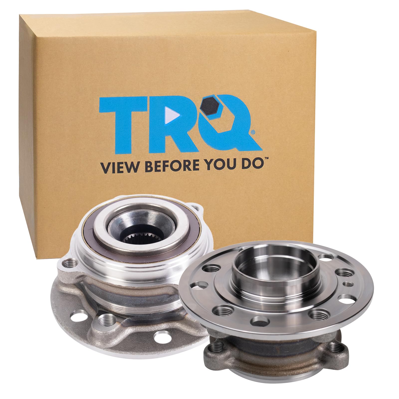 Trq Front Wheel Hub Bearings Assembly Set Compatible With Mercedes-Benz