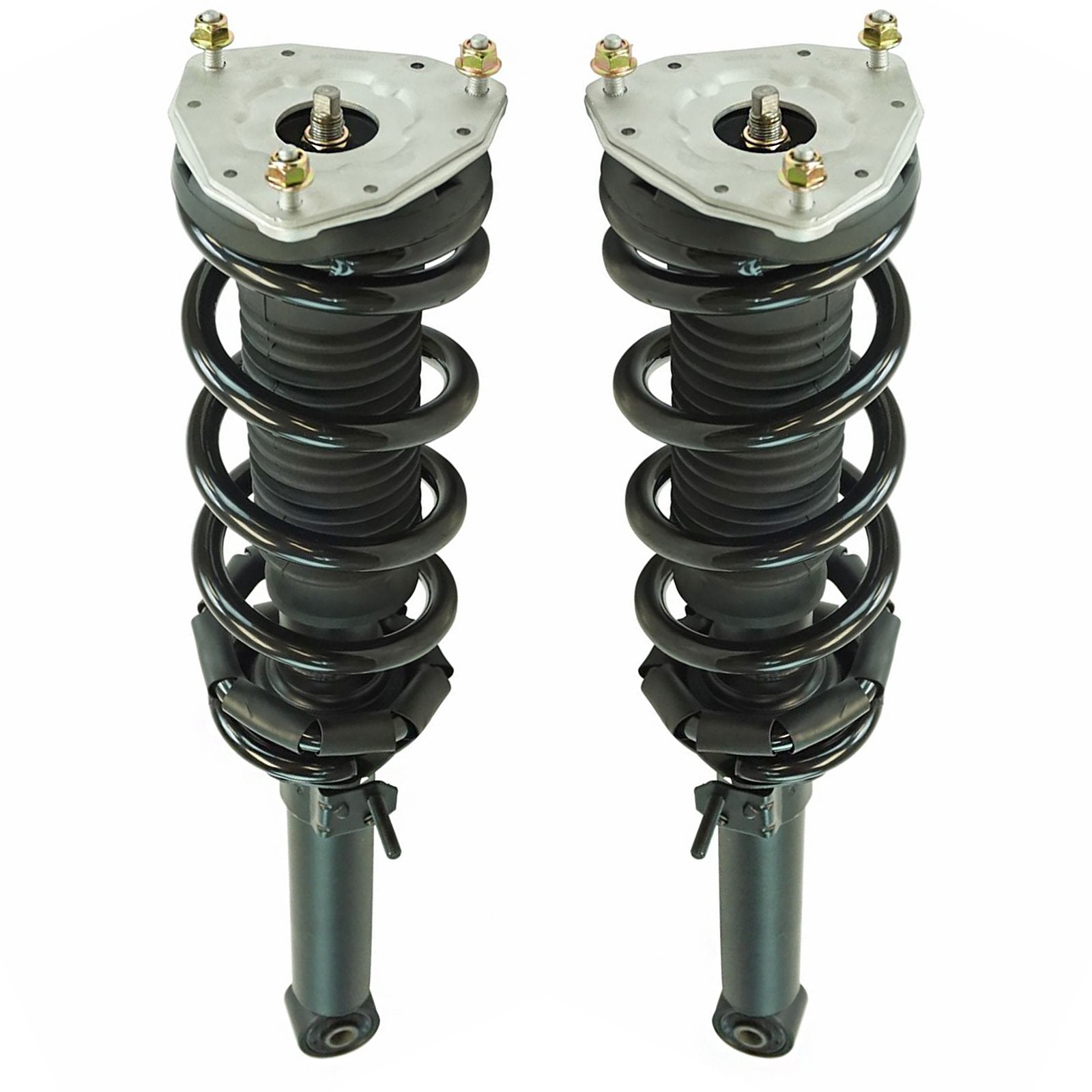 Trq Loaded Quick Complete Shock Strut Spring Mount Assembly Pair 2Pc Front Rwd Compatible With 2011-2012 Infiniti G25 2007-2008