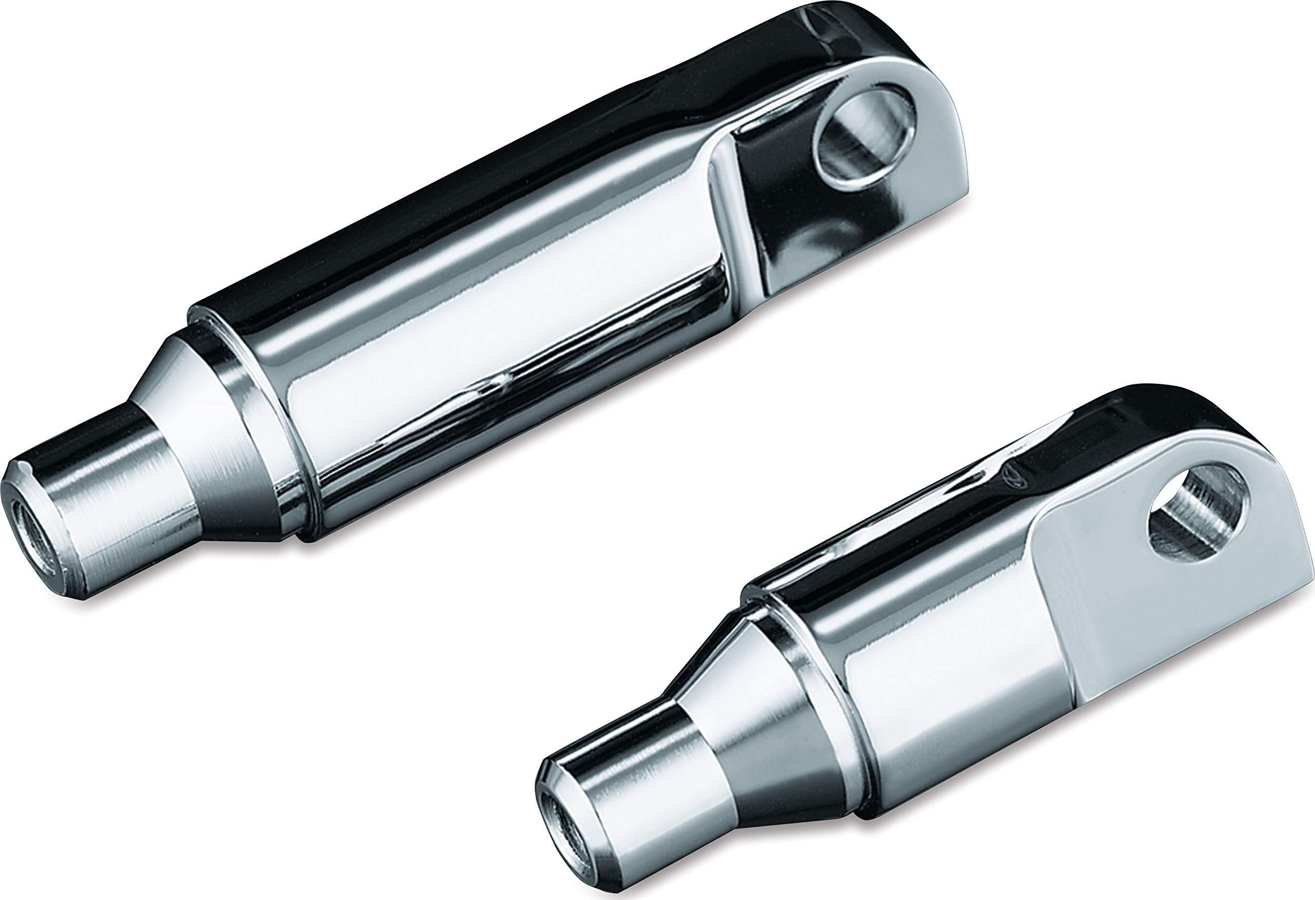 Kuryakyn 8064 Motorcycle Foot Control Component: 2-1/2 Male Mount ISO Footpeg Extensions, Chrome, 1 Pair