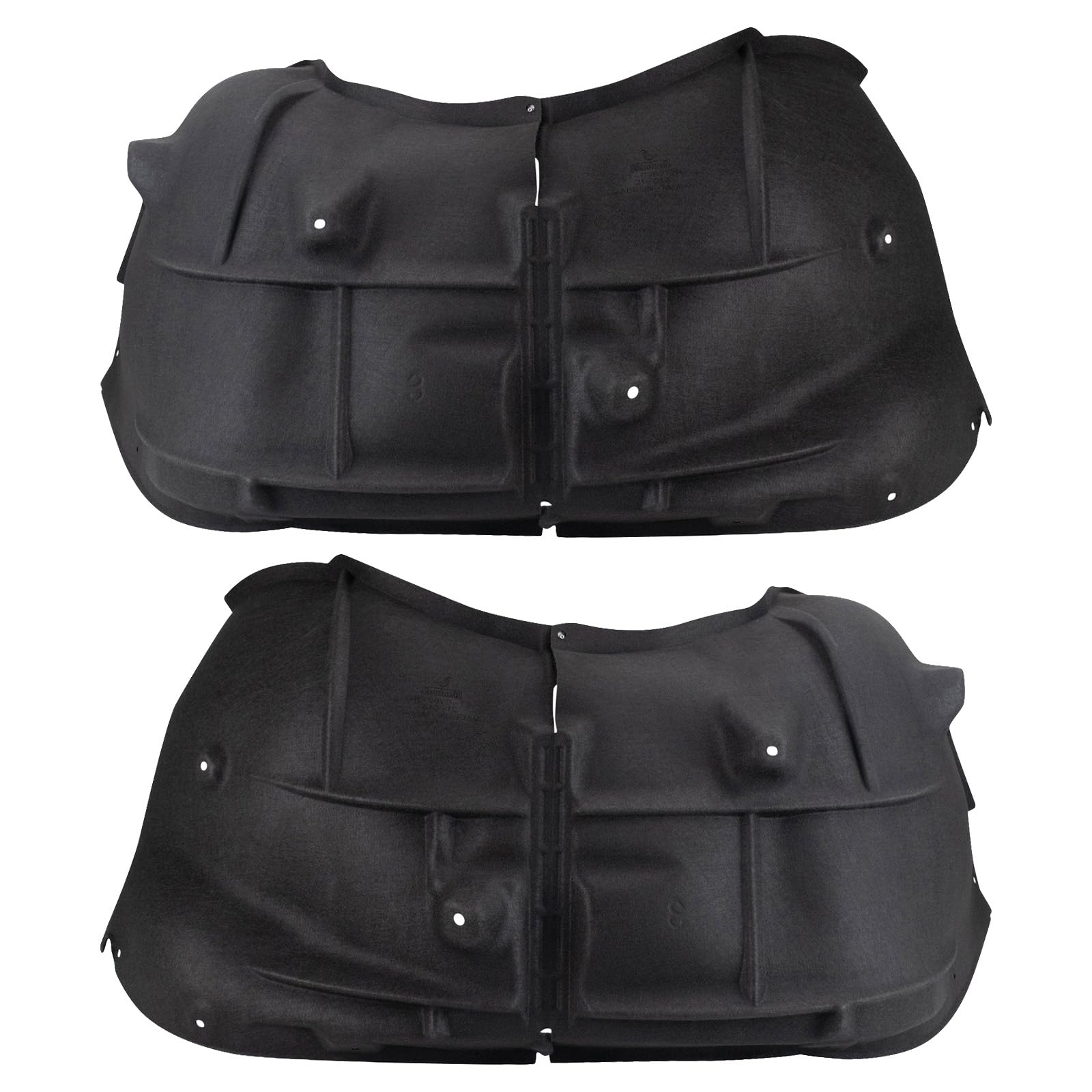 Trq Front Inner Fender Liner Set Compatible With 2020-2023 Chevrolet Silverado 2500 Hd Silverado 3500 Hd Gm1248313 Gm1249313