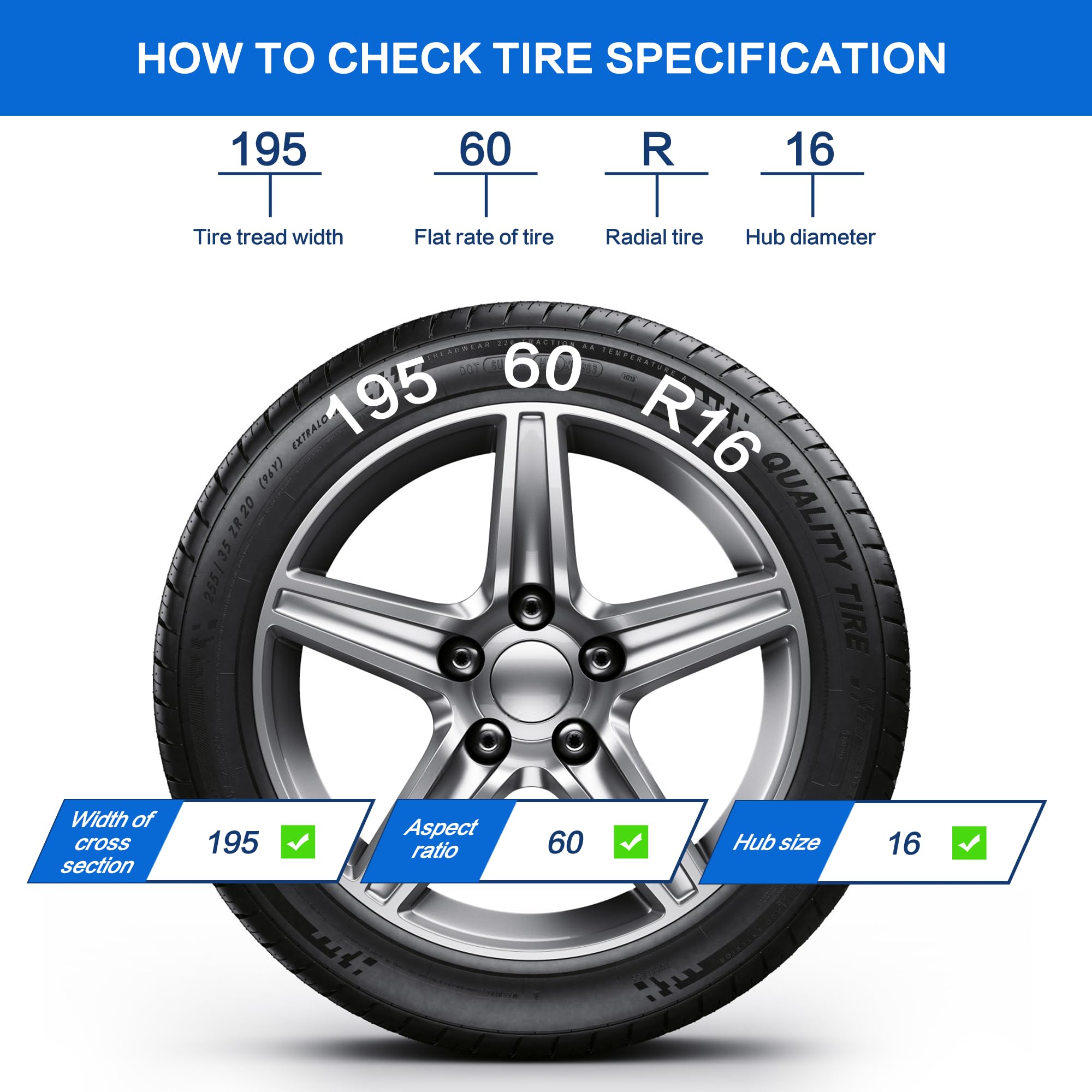 2 Packs Tire Chains Car Anti Slip Snow Chains For Suv/Truck/Car In Snow, Sand, Mud And Ice (Kn130)