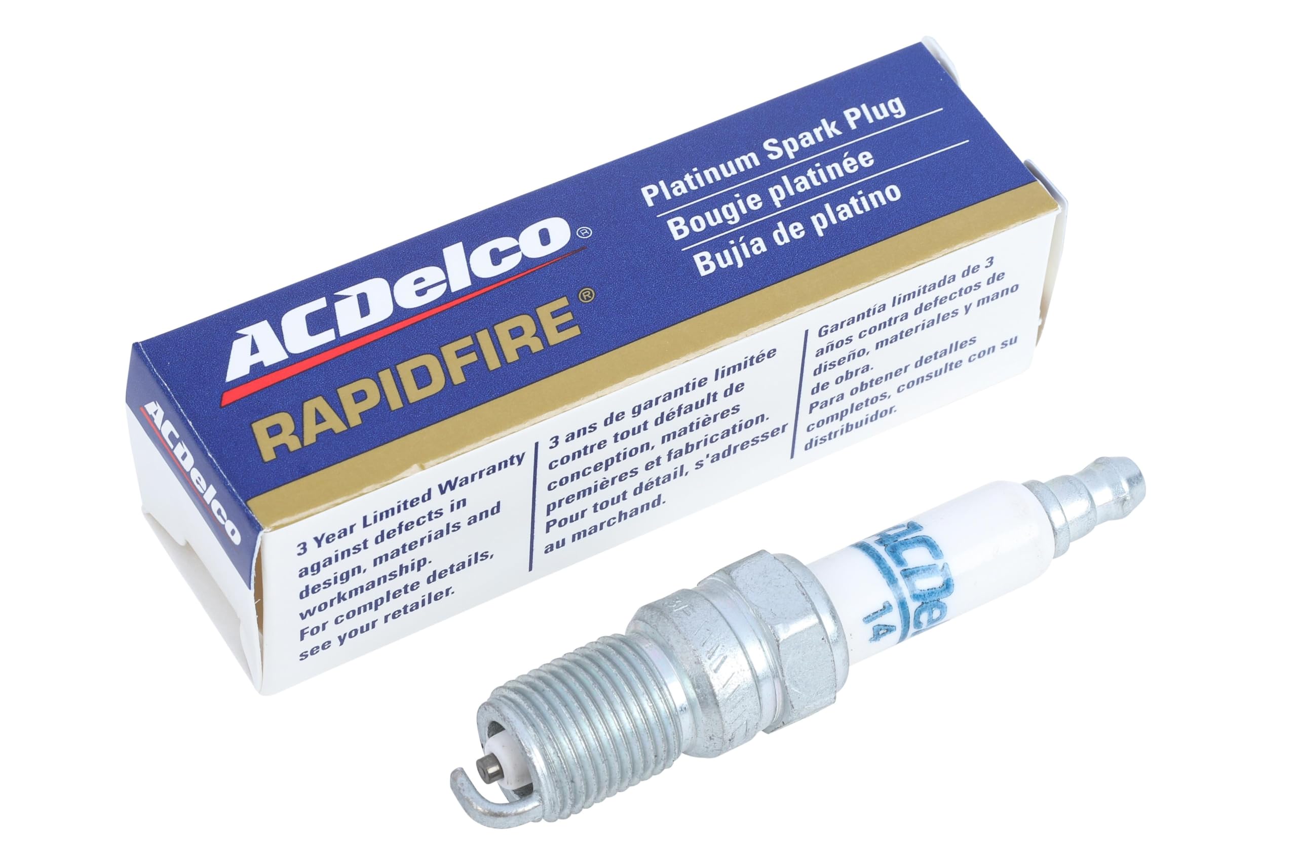 Acdelco Gold 14 Rapidfire Spark Plug (Pack Of 1)