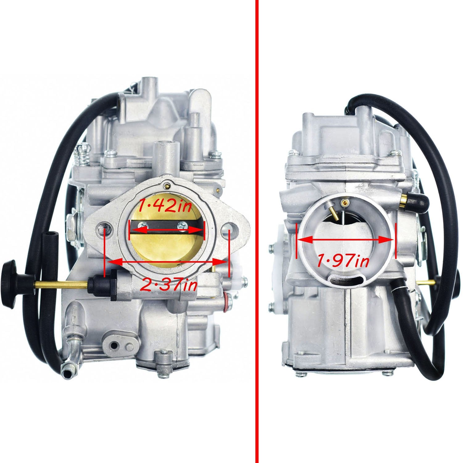 New Yfm350 Carburetor+Intake Manifold For Yamaha Warrior 350 Yfm350 X 1987-2004 Atv Quad Carb Hand Choke