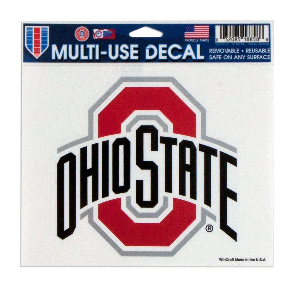 WinCraft NCAA Ohio State University Multi-Use Colored Decal, 5' x 6' - 18858014