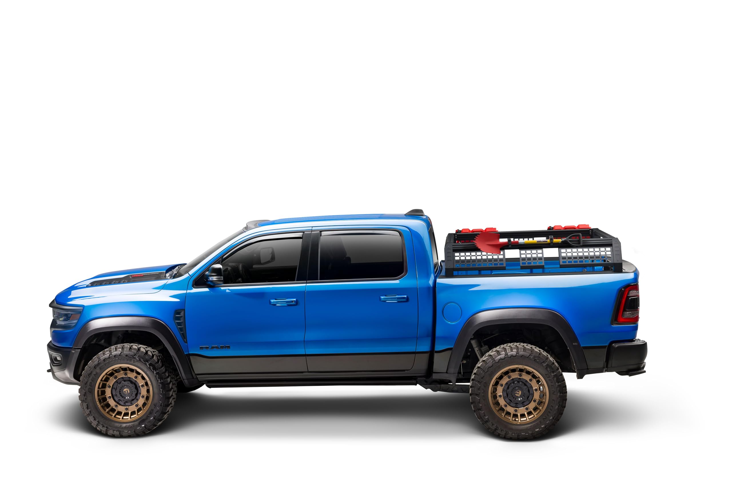 Realtruck Gorack/Overland Truck Rack | Fits 2019-2024 Chevrolet Silverado 1500, Gmc Sierra 1500, 5.8' Bed - Black | 9450101