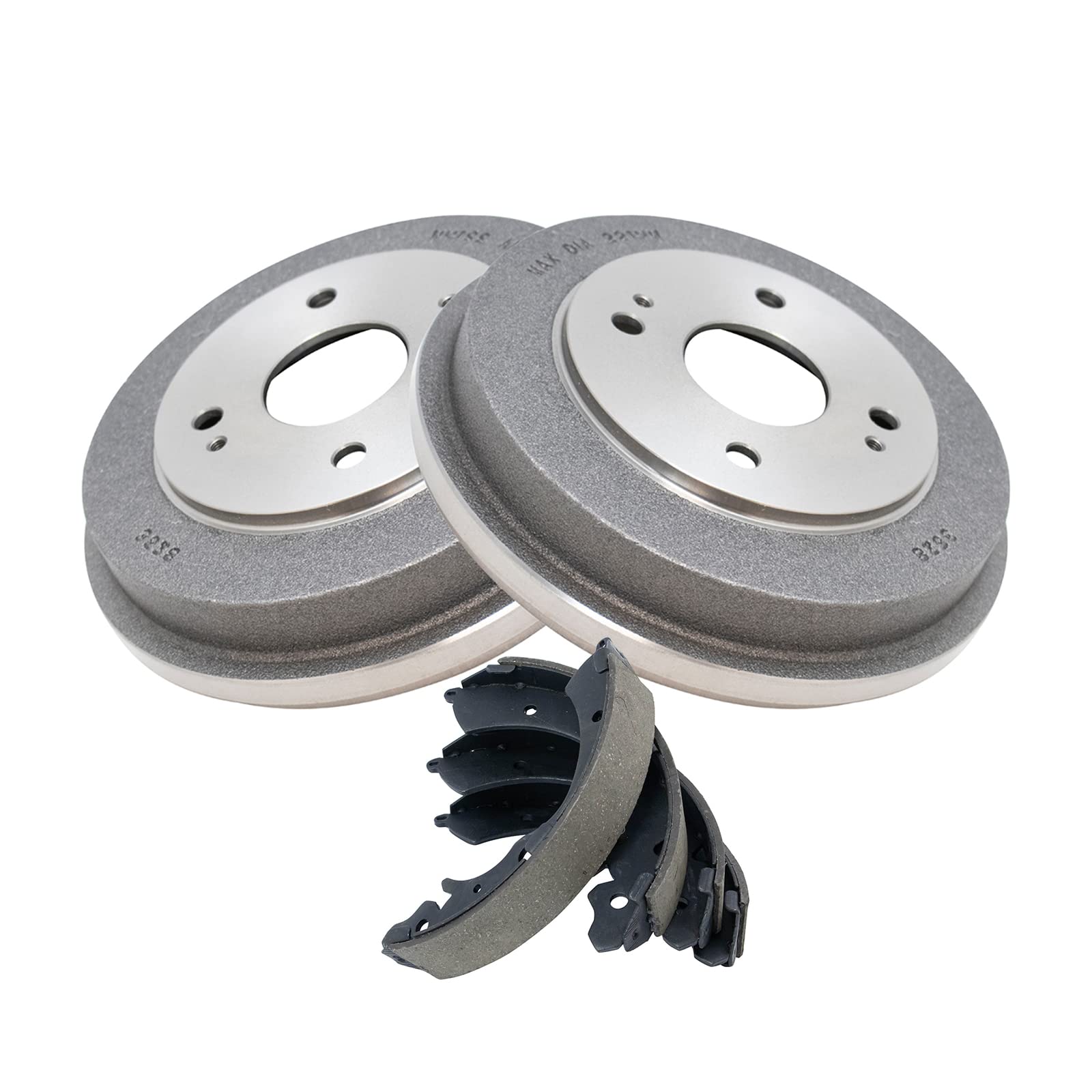 TRQ Rear Brakes Brake Shoe & Drum Left & Right Kit for 90-02 Honda Accord