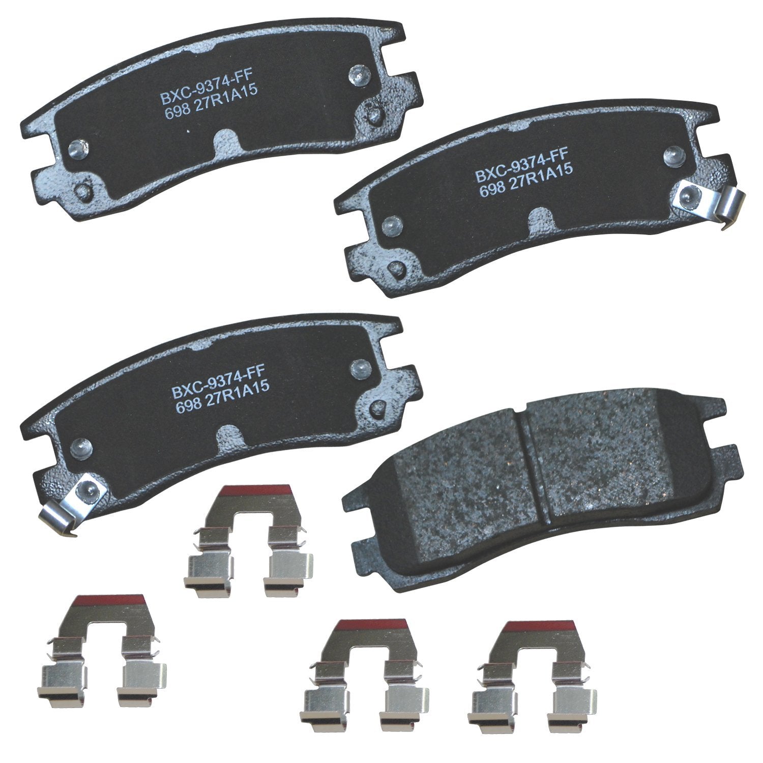 Bendix Premium Sbc698 Ceramic Rear Brake Pads For Select Models Buick,Lacrosse,Regal,Rendezvous,Chevy,Monte Carlo,Venture,Olds,I
