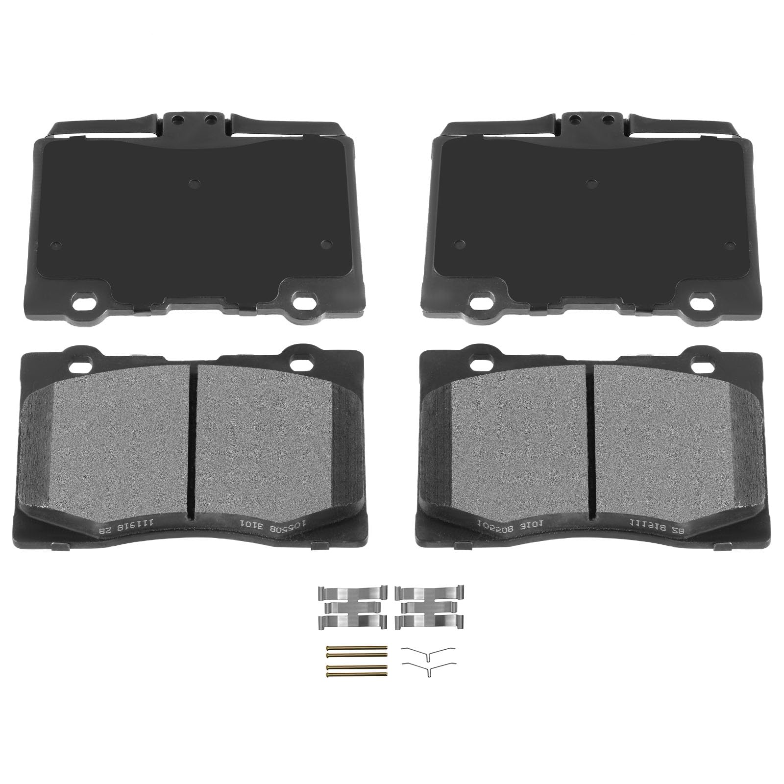Automuto 4Pcs Front Semi-Metallic Disc Brake Pads Set D1091 For Acura Rl 2005-2012
