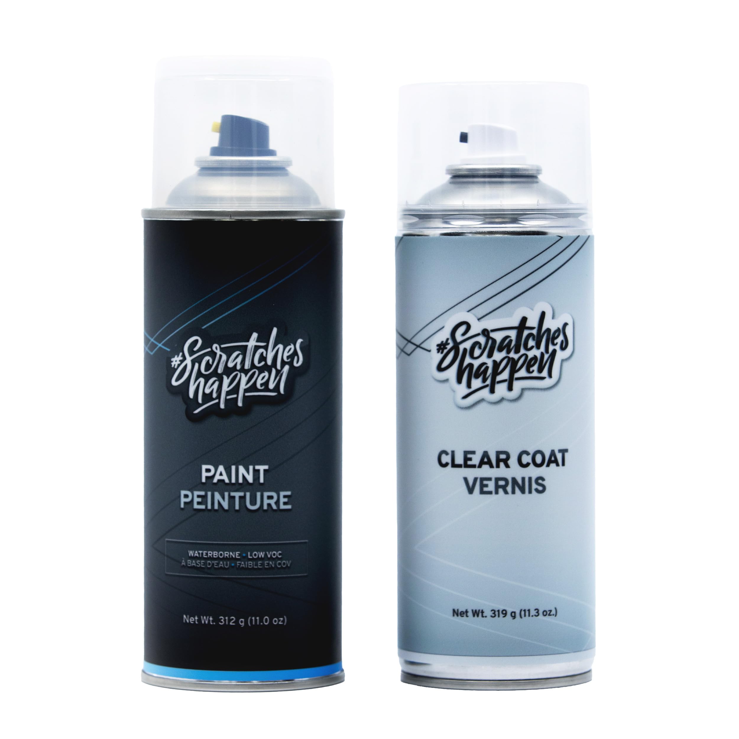 Scratcheshappen Exact-Match Touch Up Paint Kit Compatible With Ford Tuxedo Black Metallic (Uh/M7211A) - Aerosol, Essential