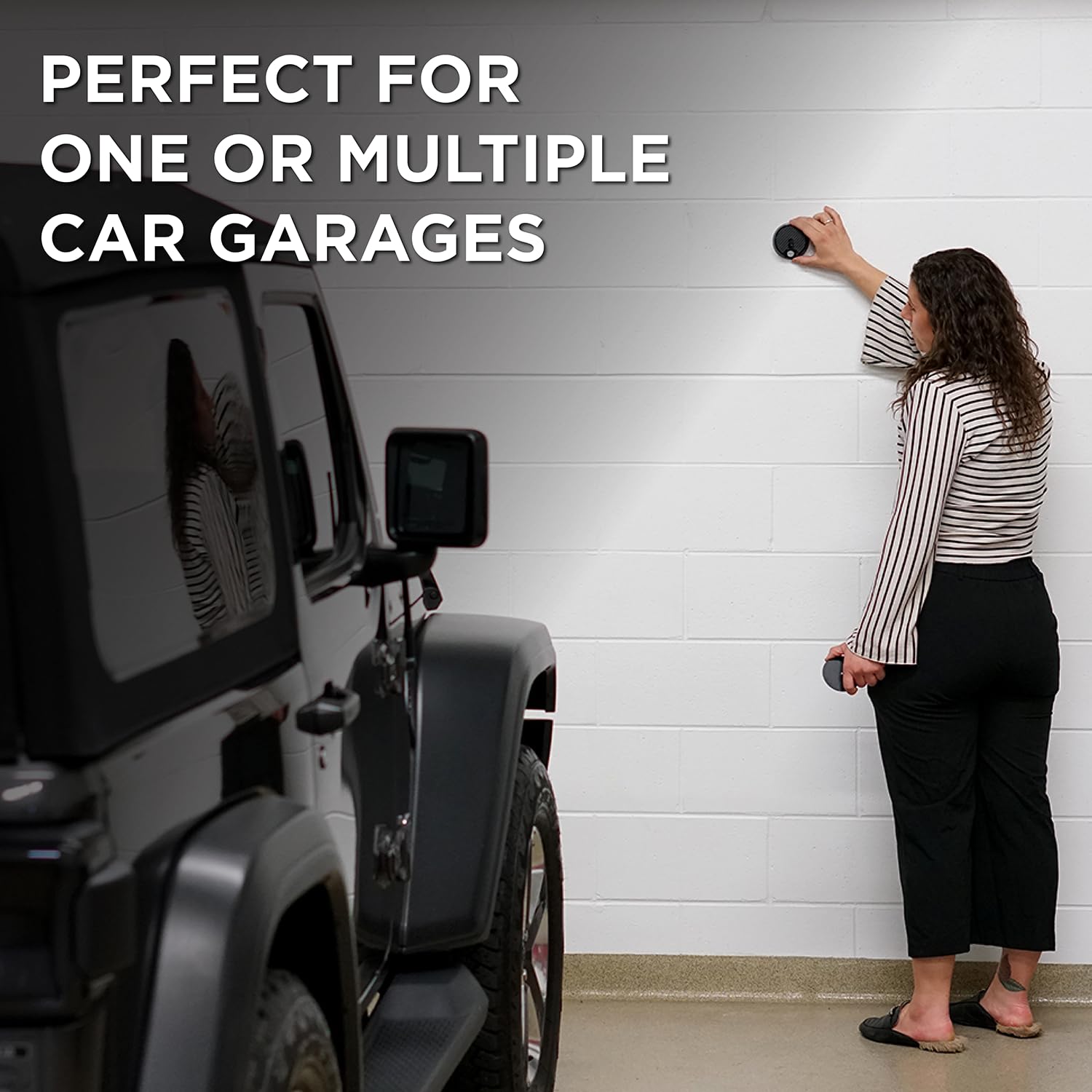 Limitless Parkperfect Laser Parking Assistant, Battery Powered Guide System For Garages With Adjustable Lasers