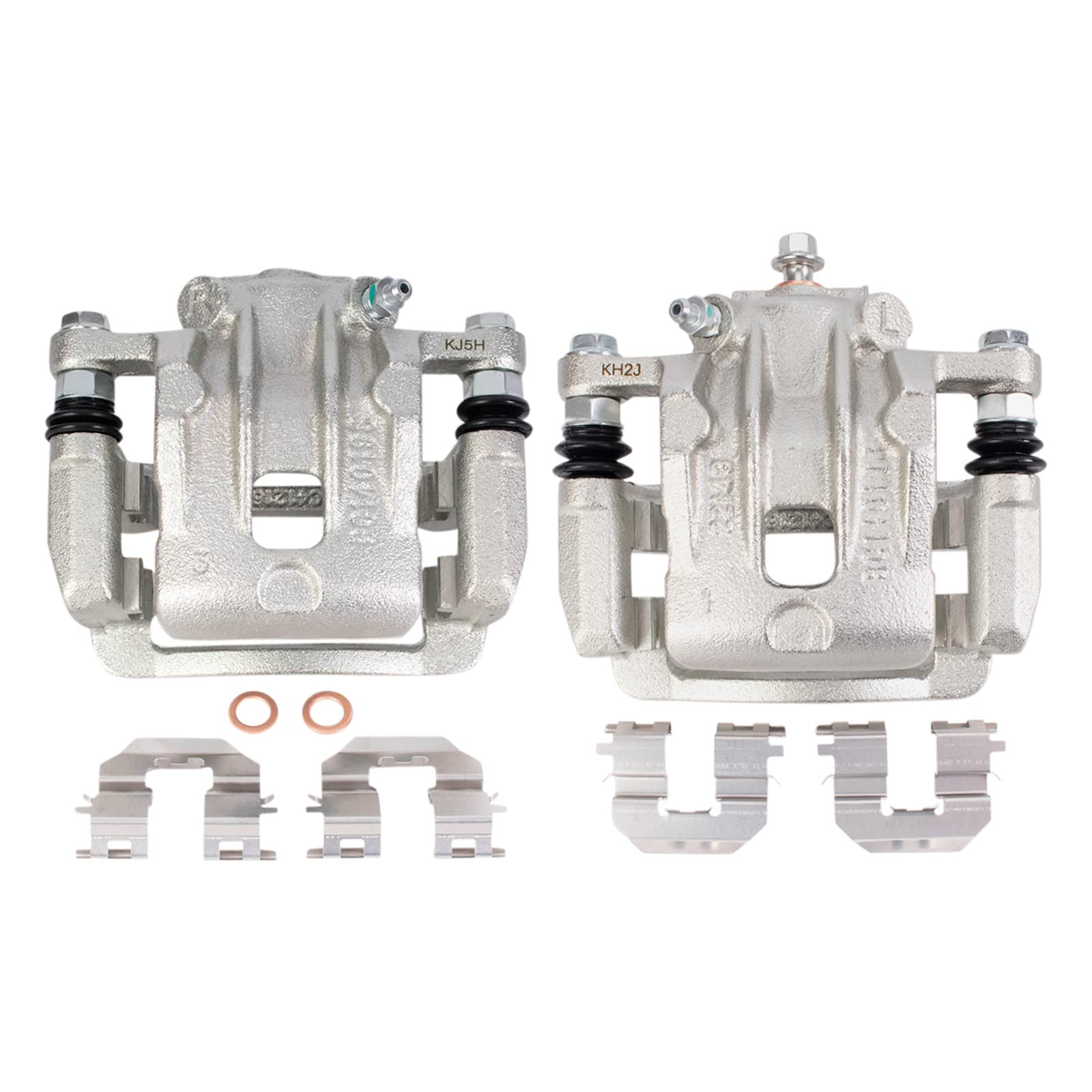 Trq Rear Brake Caliper Set Compatible With 2012-2017 Hyundai Azera 2011-2016 Kia Optima