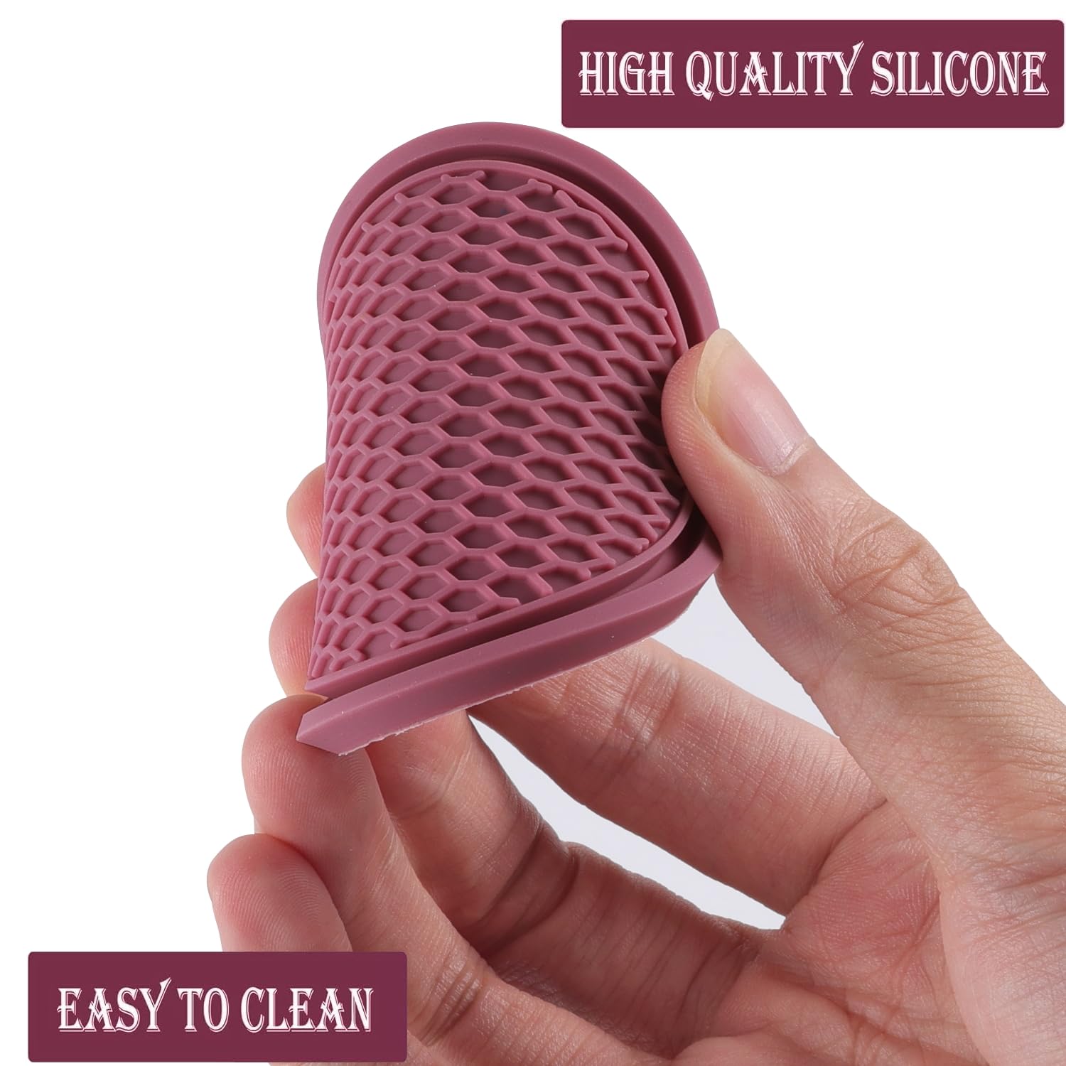 Singaro Car Cup Coaster, 4Pcs Universal Non-Slip Cup Holders Embedded In Ornaments Coaster, Car Interior Accessories, Purple Glo