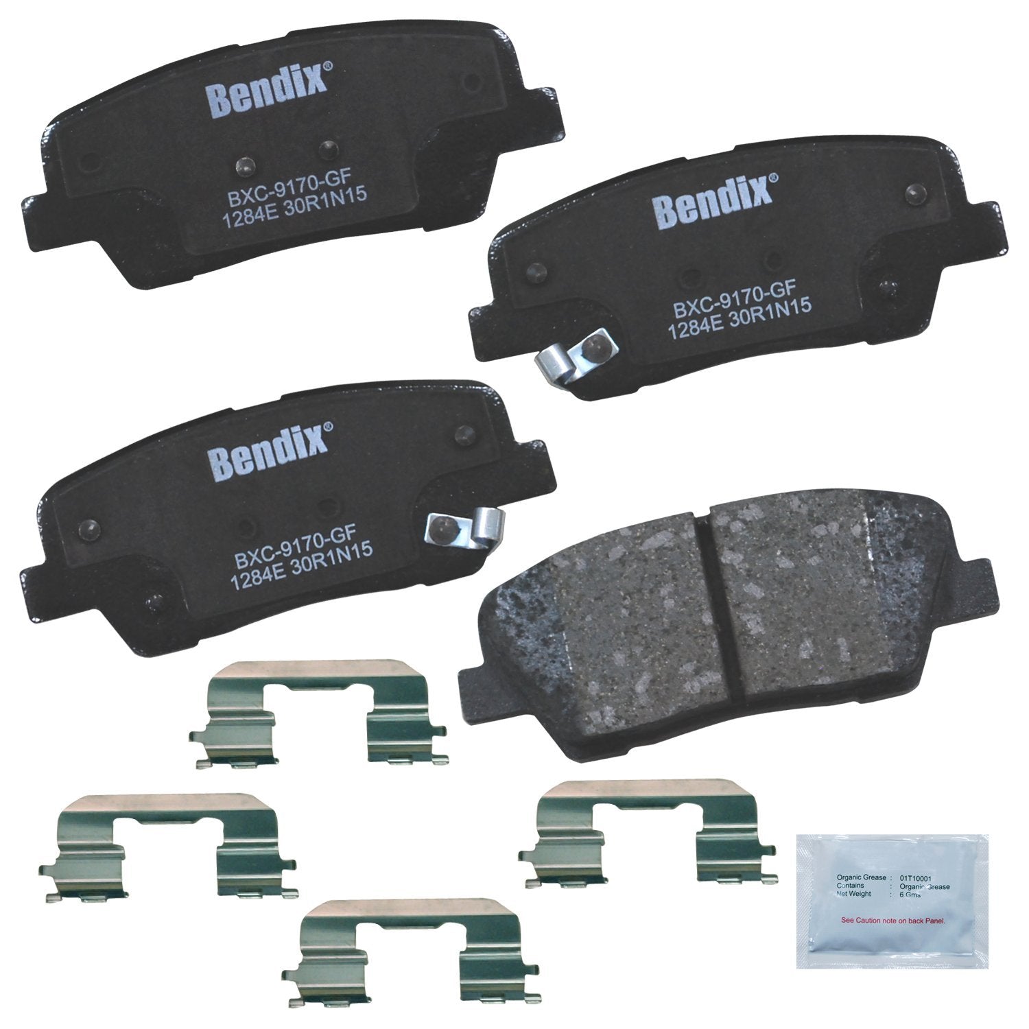 Bendix Priority1 Cfc1284E Ceramic Rear Brake Pads For Hyundai Equus 2016-2011
