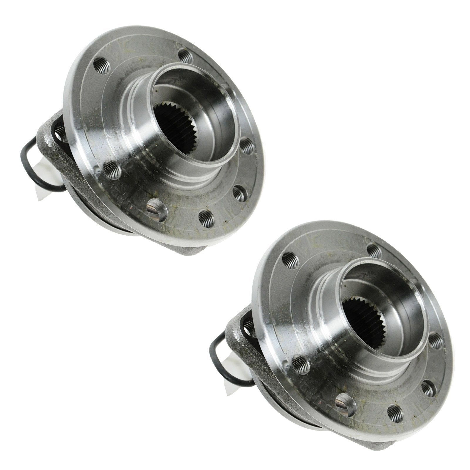 Trq Front Wheel Hub Bearings Assembly Set Compatible With 2003-2011 Saab 9-3 2010-2011 9-3X