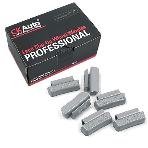 Ckauto Mc-Series Coated 1.0Oz Lead Clip On Wheel Weights, 25Pcs/Box