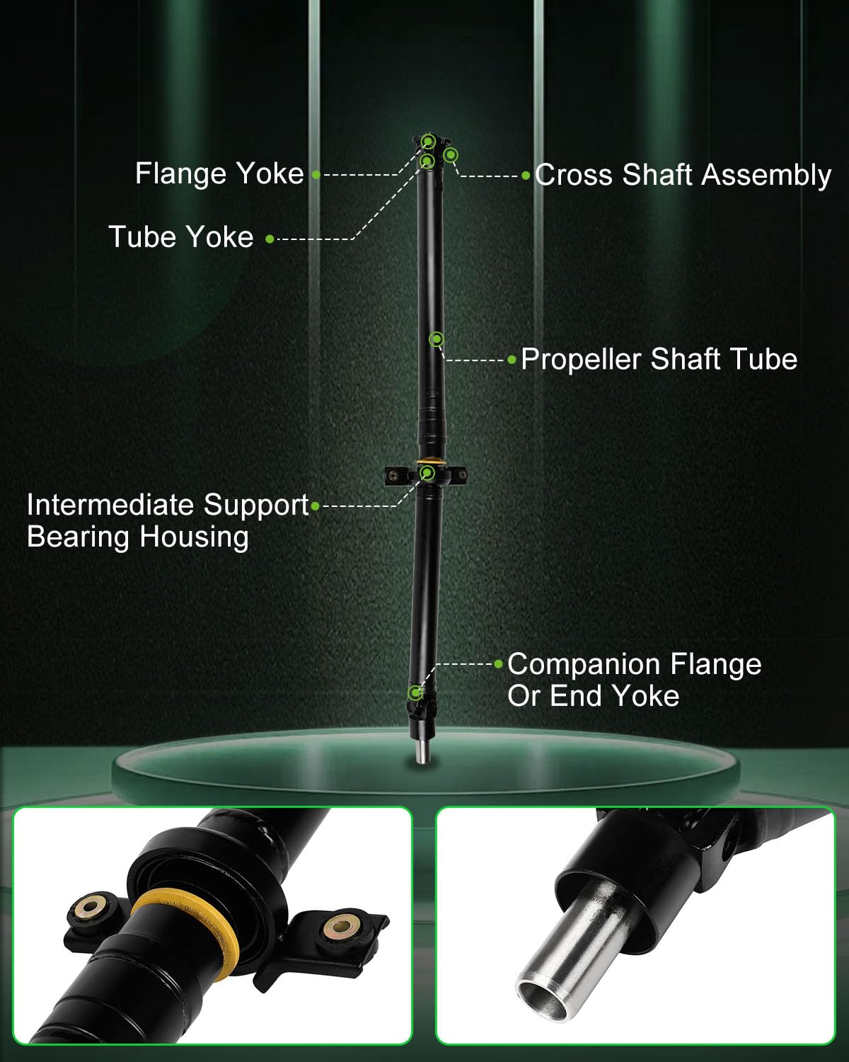Scitoo 61'' Rear Drive Shaft Assembly Propeller Shaft Compatible For Subaru Forester 2.5L 2009-2012 936-902 65-7005 27111Sc021 2