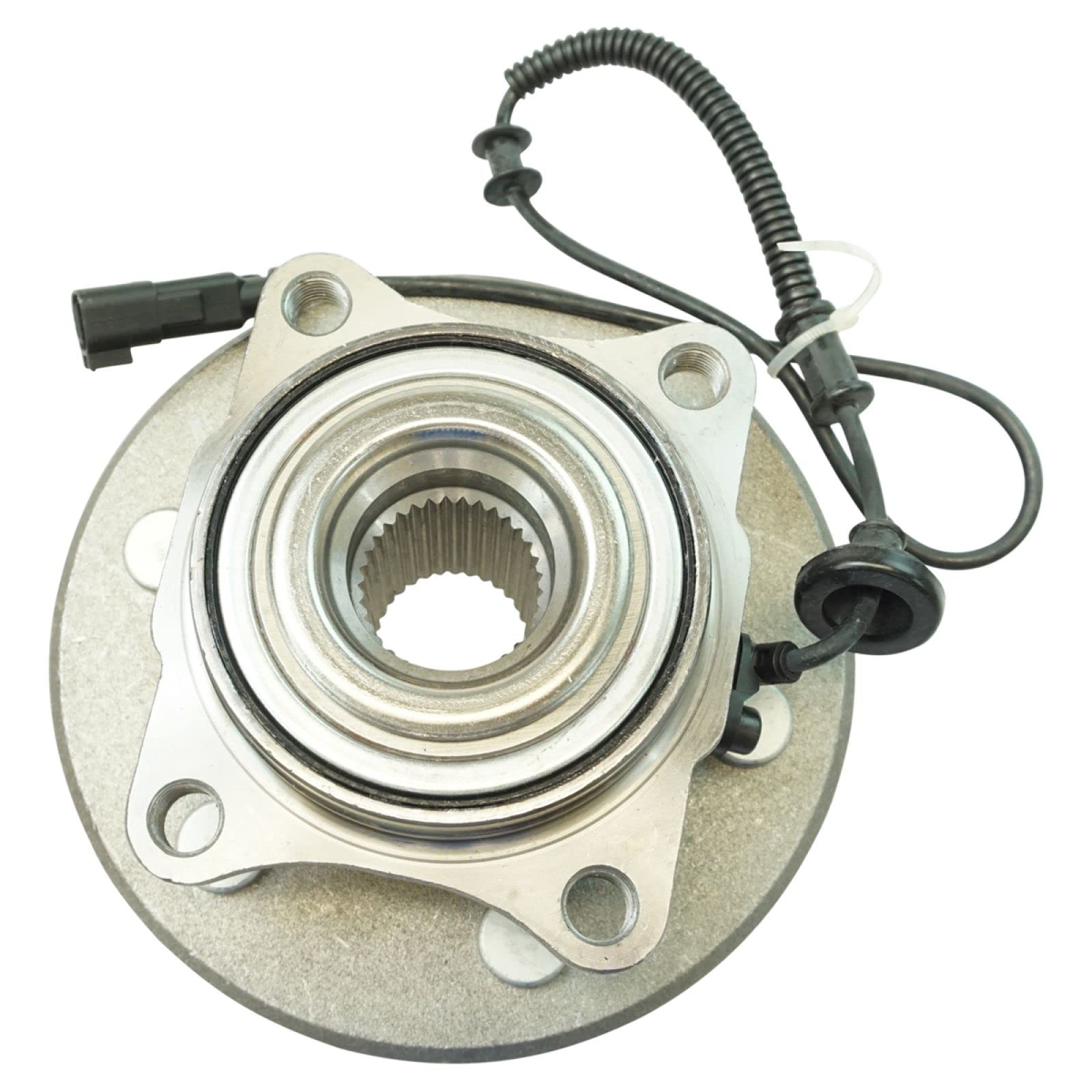 Trq Rear Passenger Side Wheel Bearing & Hub Assembly With Abs Sensor Compatible With 2011-2014 Ford Expedition Lincoln Navigator