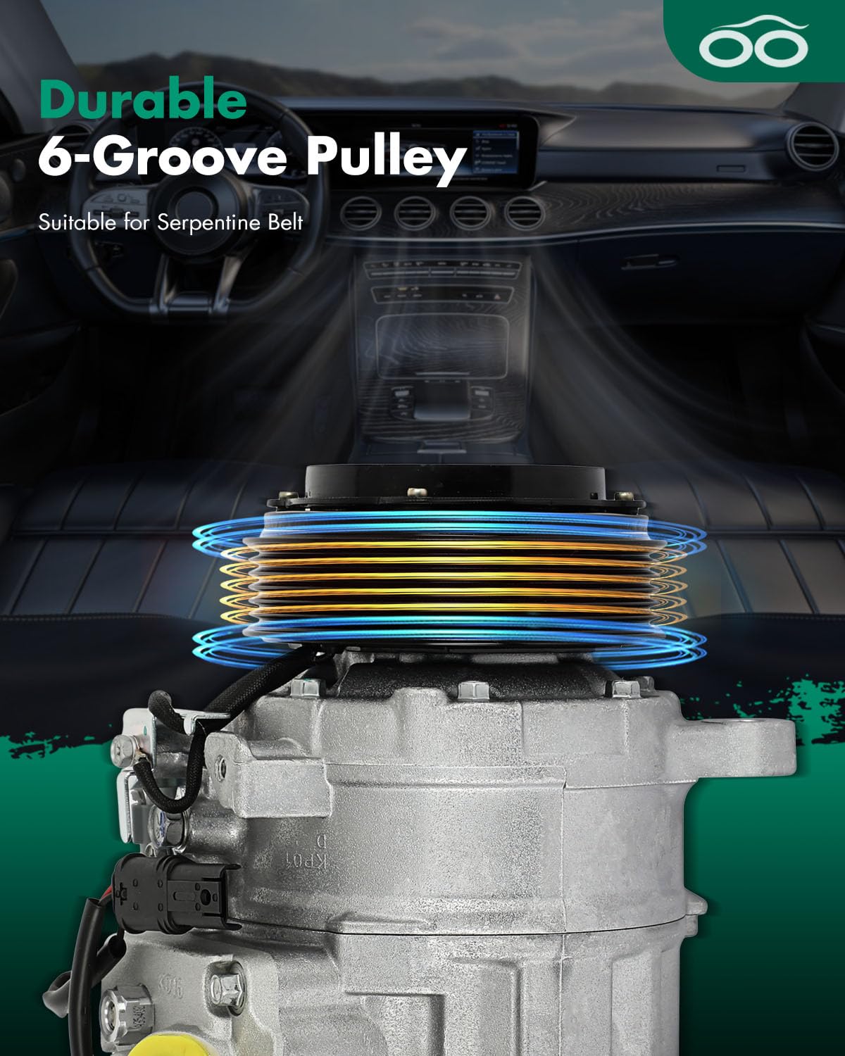 SCITOO AC Compressor for 2012-2016 for BMW X1 for X3 for X4 for Z4 2.0L