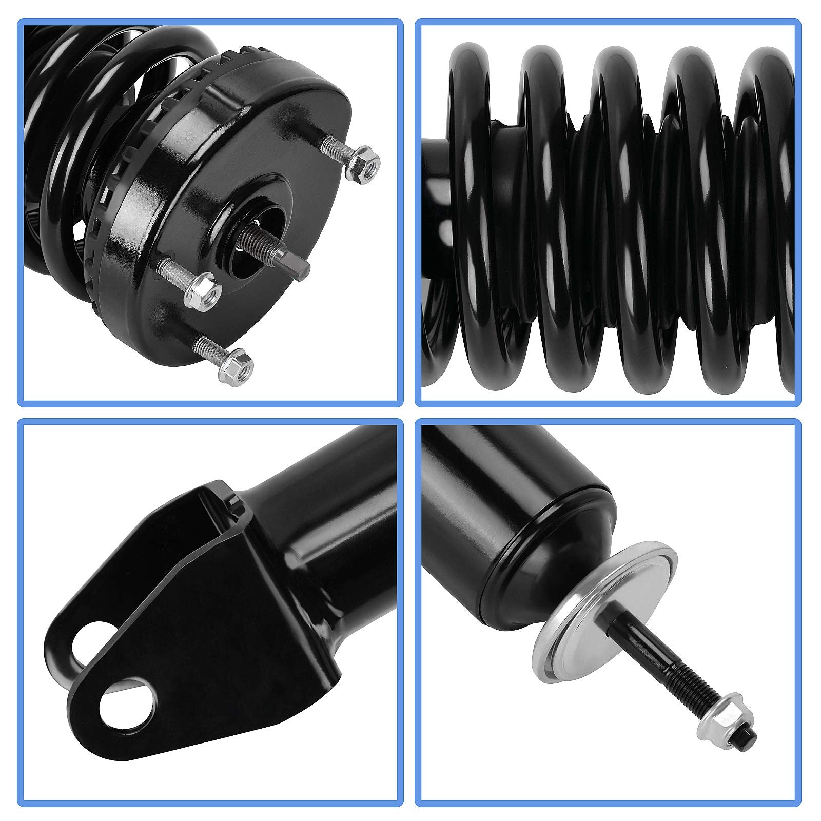 Yitamotor Front Complete Struts Rear Shocks Suspension Compatible With 2005-2010 Chrysler 300, 2006-2010 Dodge Charger, 2005-200