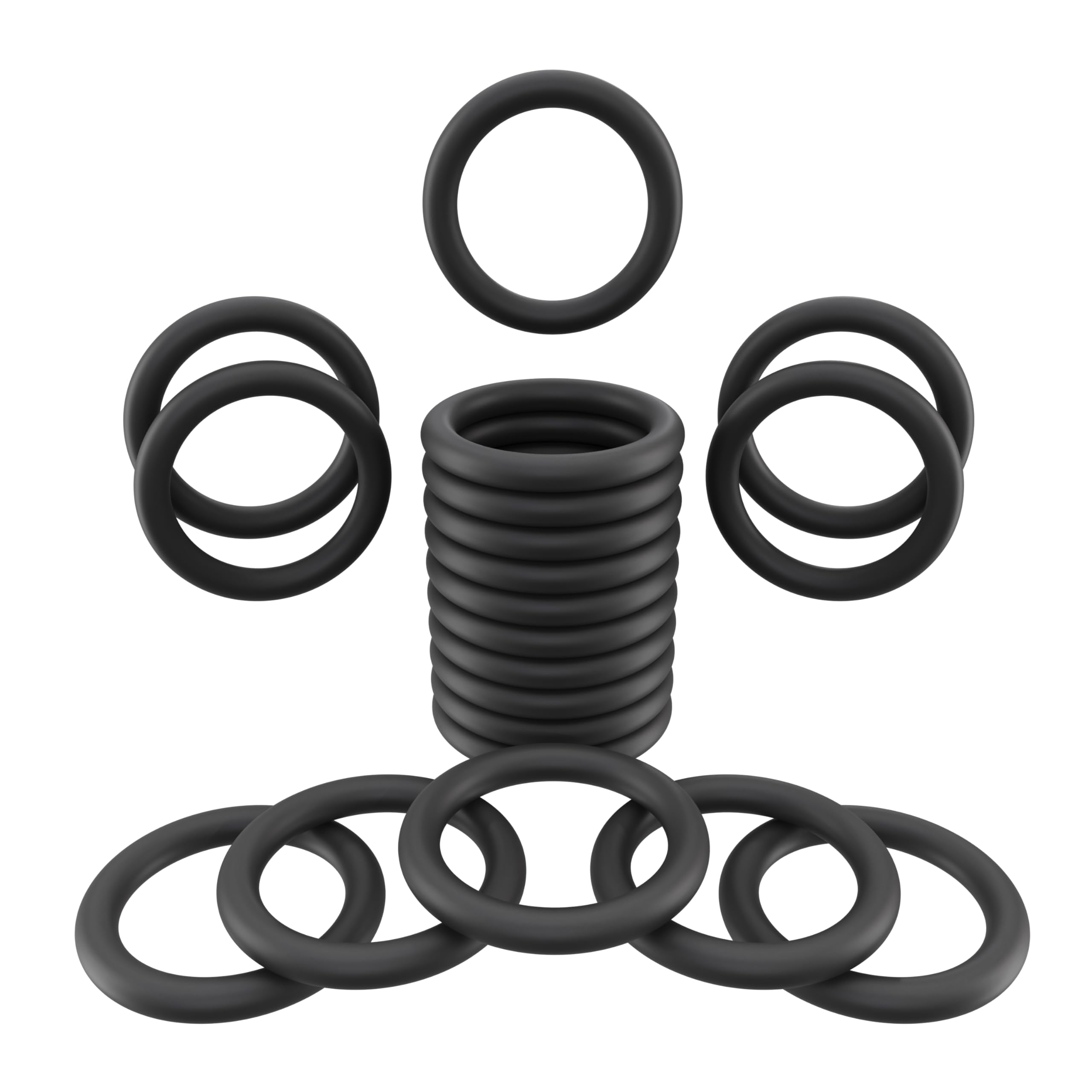 20 Pcs Oil Drain Plug Rubber O-Ring Gasket - 11Mm Replacement For Harley Davidson Engine And Transmission Drain Plug Oem 11105 F