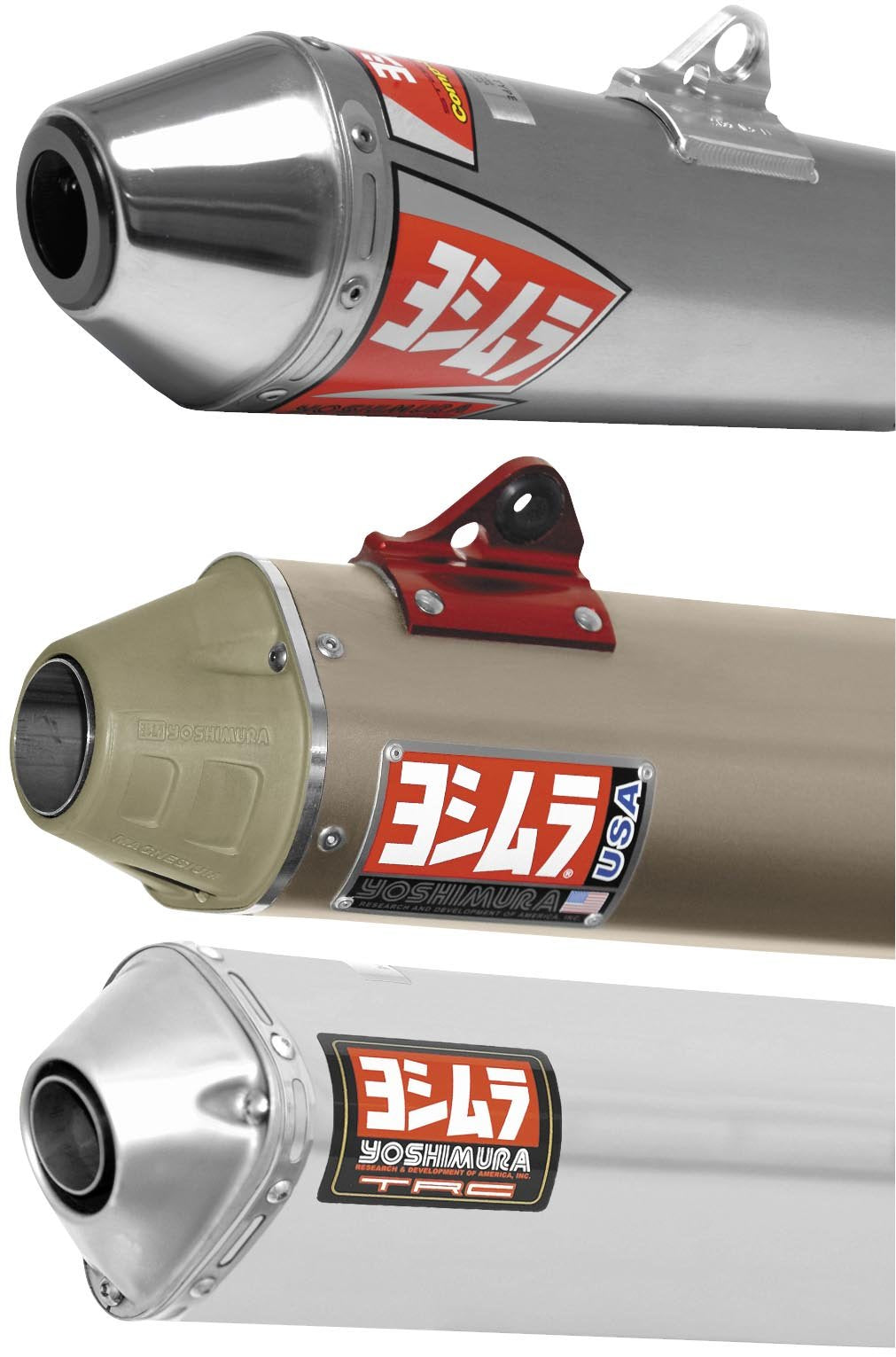 Yoshimura RS-2 Stainless Steel/Aluminum Full Exhaust System - Yamaha YFZ450 2004-2008