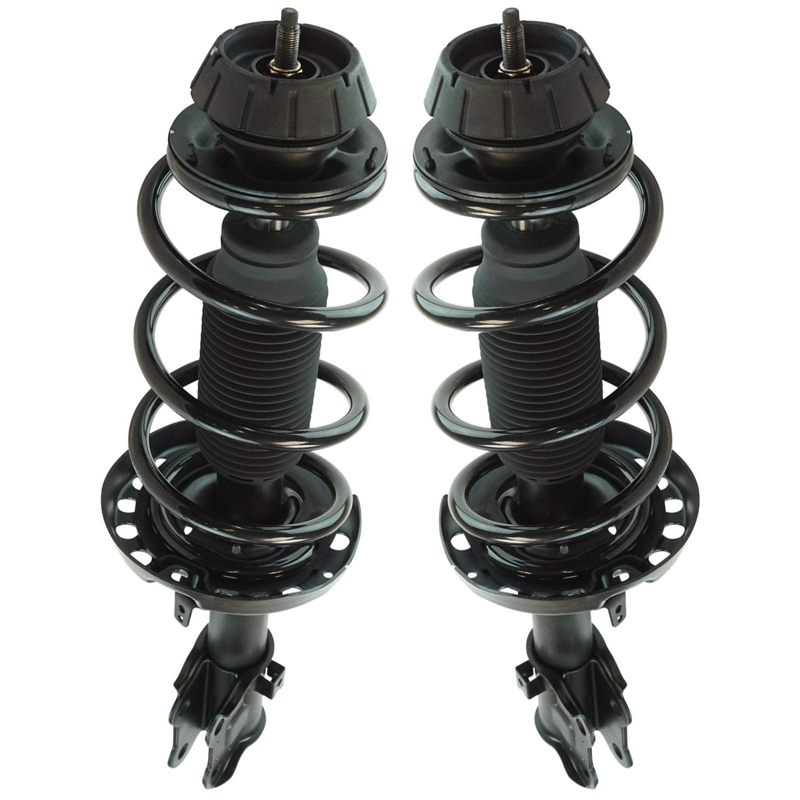 Trq Front Strut & Coil Spring Assembly Set Driver & Passenger Sides Compatible With 10-13 Kia Soul