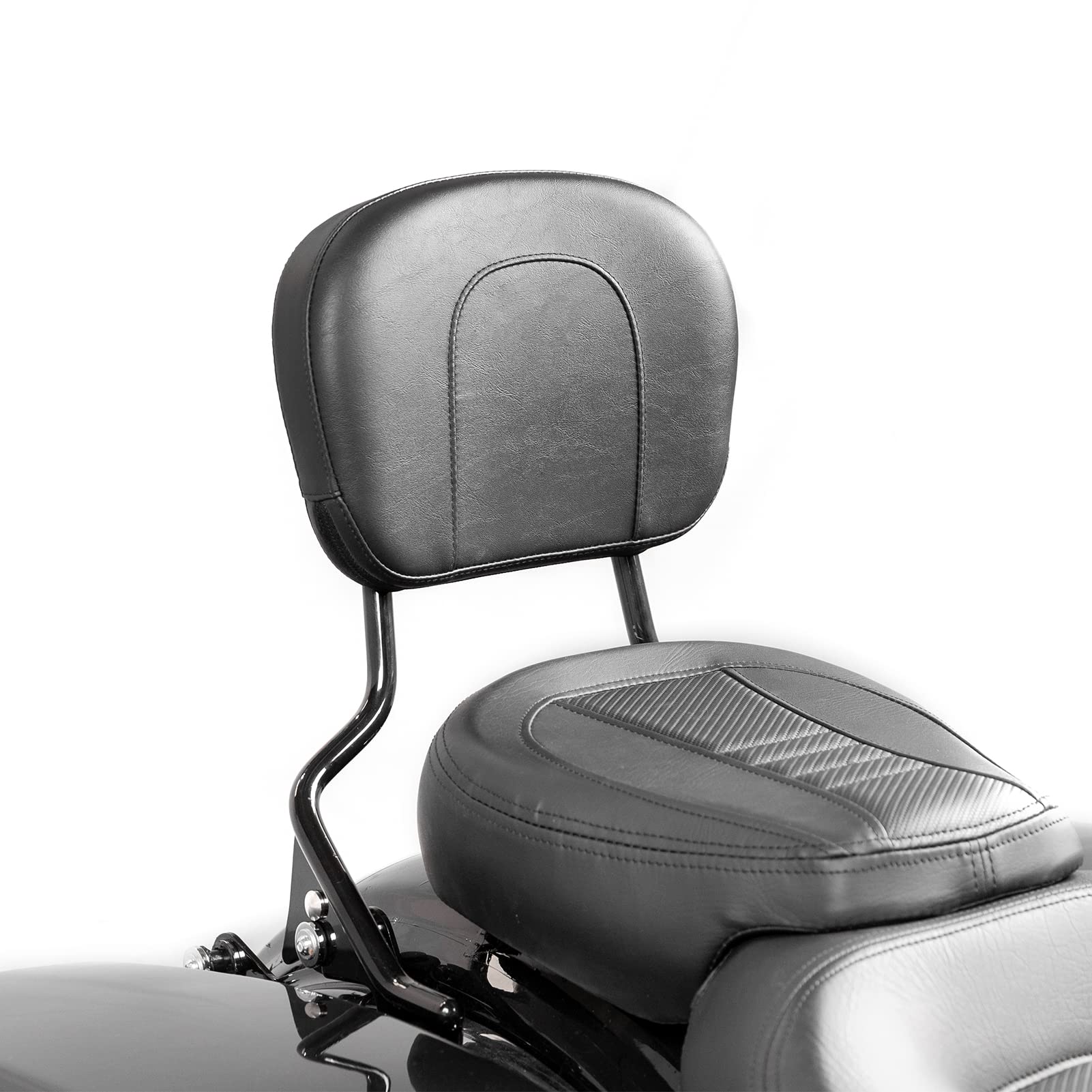 Mofun Street Glide Sissy Bar Detachable Passenger Backrest Pad Compatible with Harley Touring Road Glide Road King Electra Glide