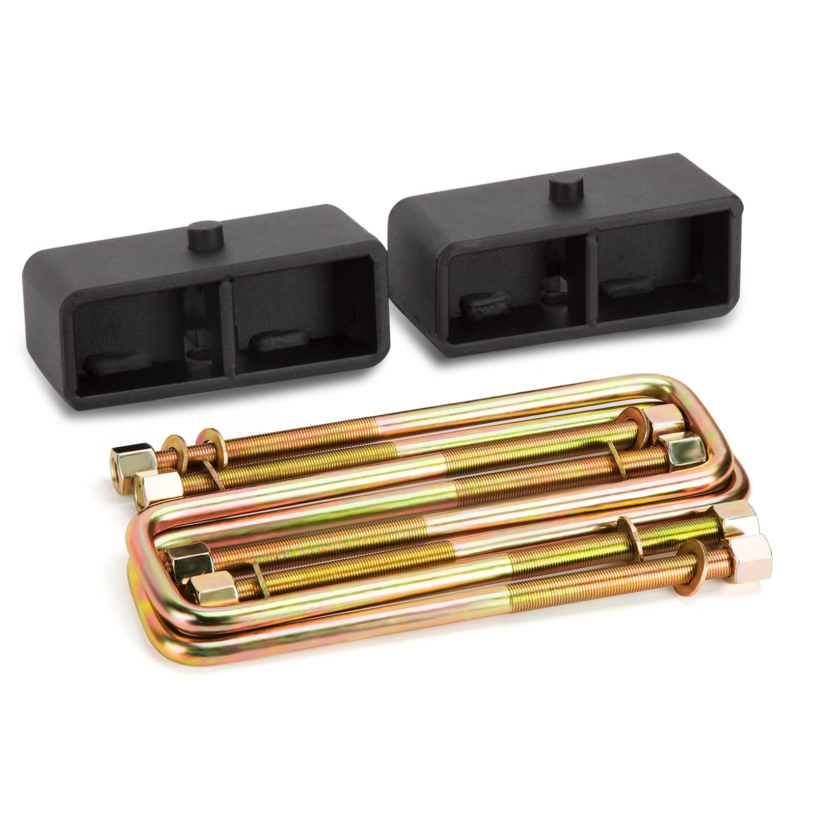 Dynofit 3 Inch Rear Lift Blocks For Silverado 1500 Sierra 1500, Rear Leveling Block Kit Compatible With 2007-2024 Chevy Silverad