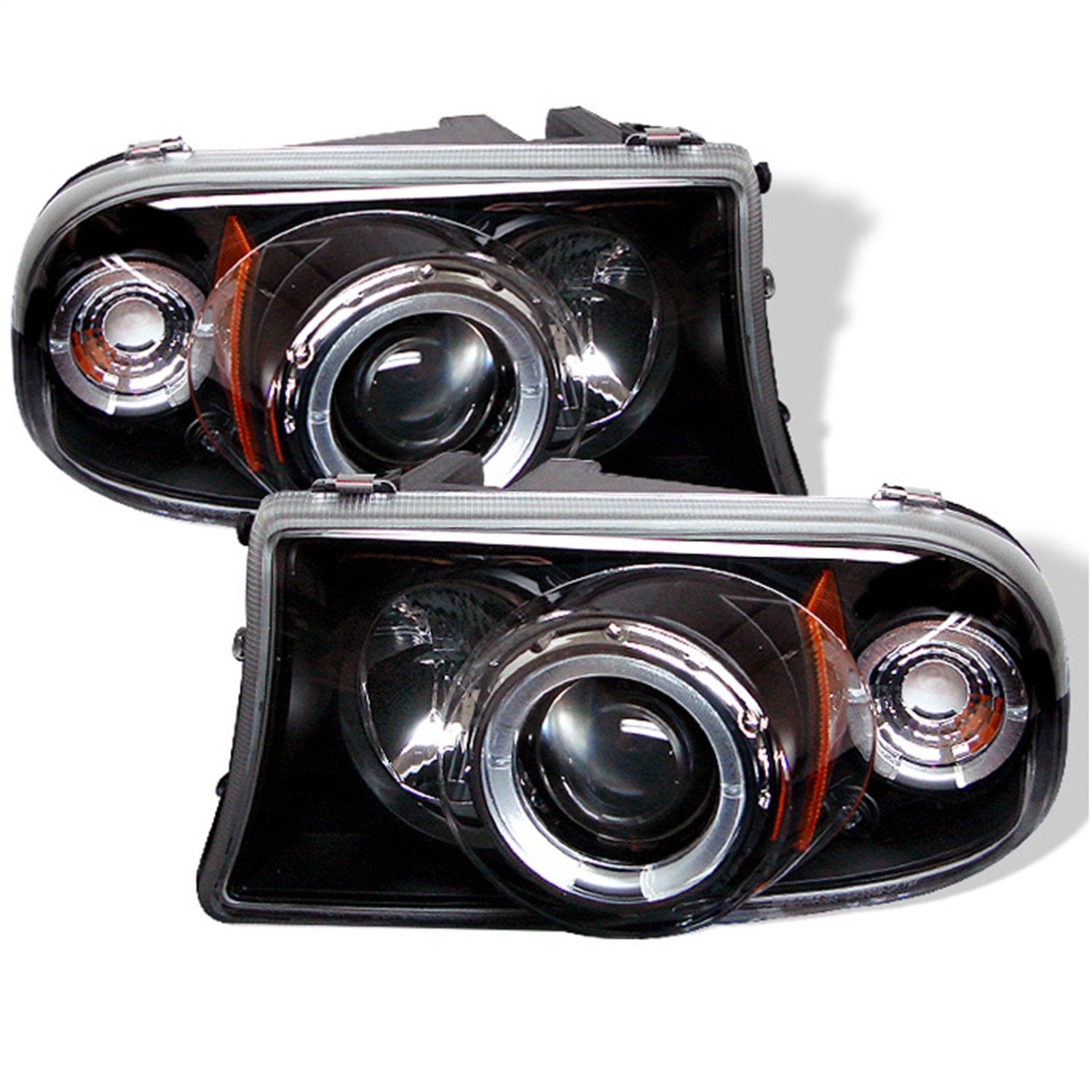 Spyder Auto 5009784 Led Halo Projector Headlights Black/Clear