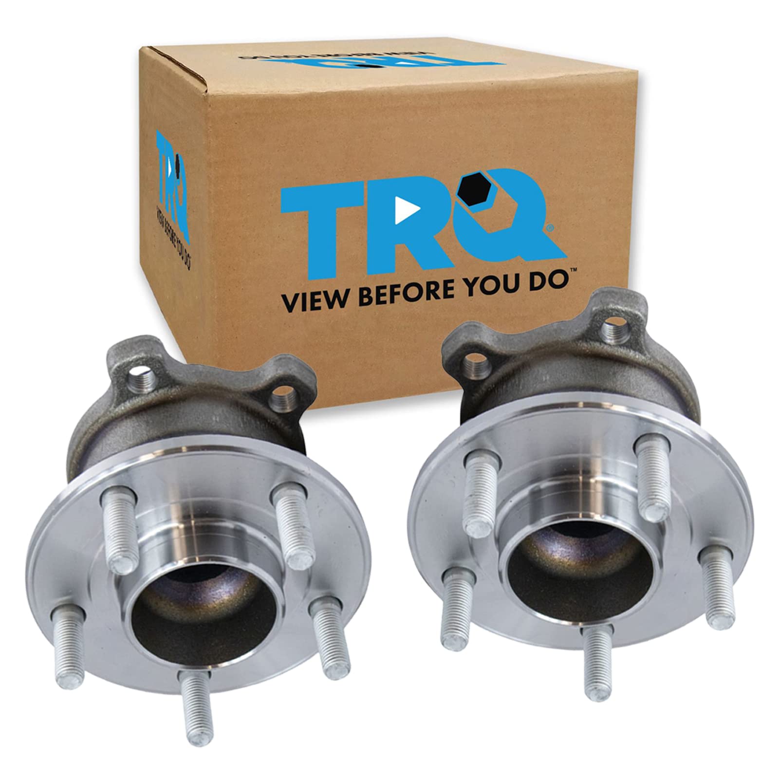 Trq Rear Wheel Hub Bearings Assembly Set Compatible With 2013-2018 Ford C-Max 2013-2019 Escape 2015-2019 Lincoln Mkc