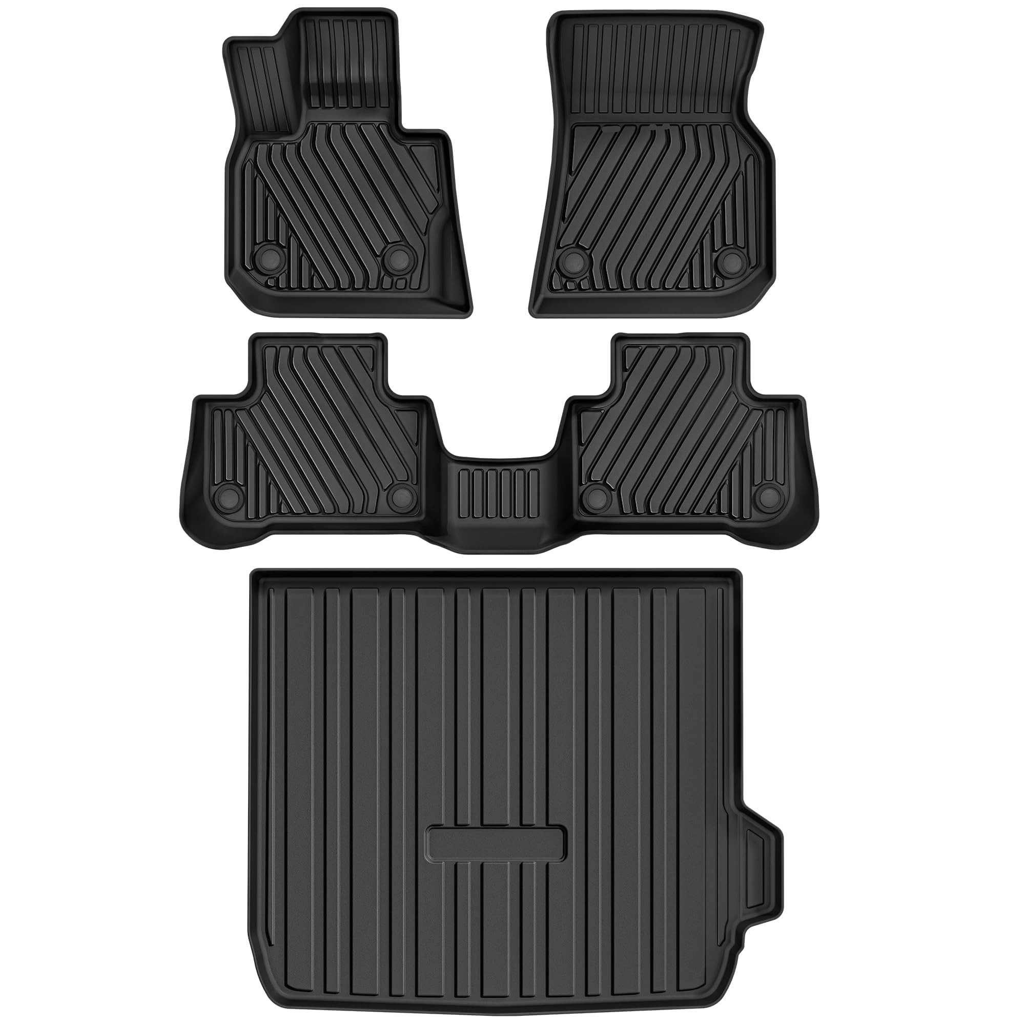 Floor Mats & Cargo Liner Fit for Honda CR-V Hybrid 2026 2025 2024 2023, TPE All Weather Custom Fit for Honda CRV Hybrid Floor Li