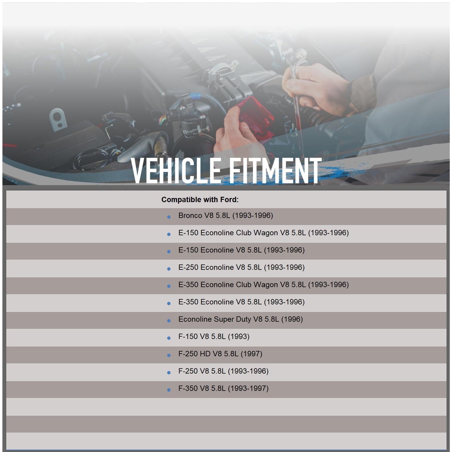 OEG Parts New Distributor Compatible With Ford Econoline E-150 E250 E-350 5.8 V8 351 1993 1994 1995 1996 1997, Replaces F4TE-121