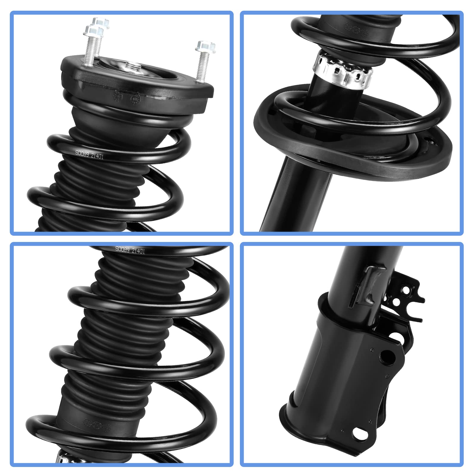 Yitamotor Rear Pair Complete Struts Compatible With 2004-2006 Camry, 2004-2006 Solara, 2004-2006 Lexus Es300