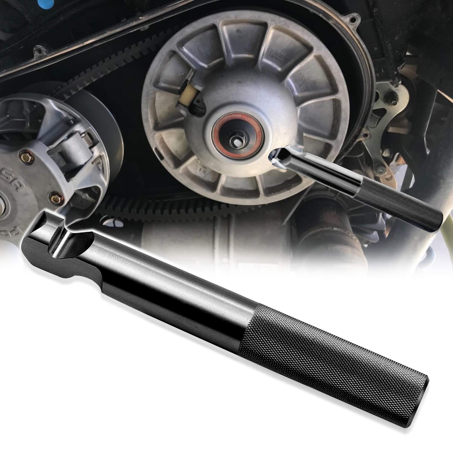 Belt Changing Tools Belt Replacement Tools Clutch Removal Wrench Tool Kit Compatible With Polaris Rzr 900 S 1000 S Xp 800 Turbo - Black