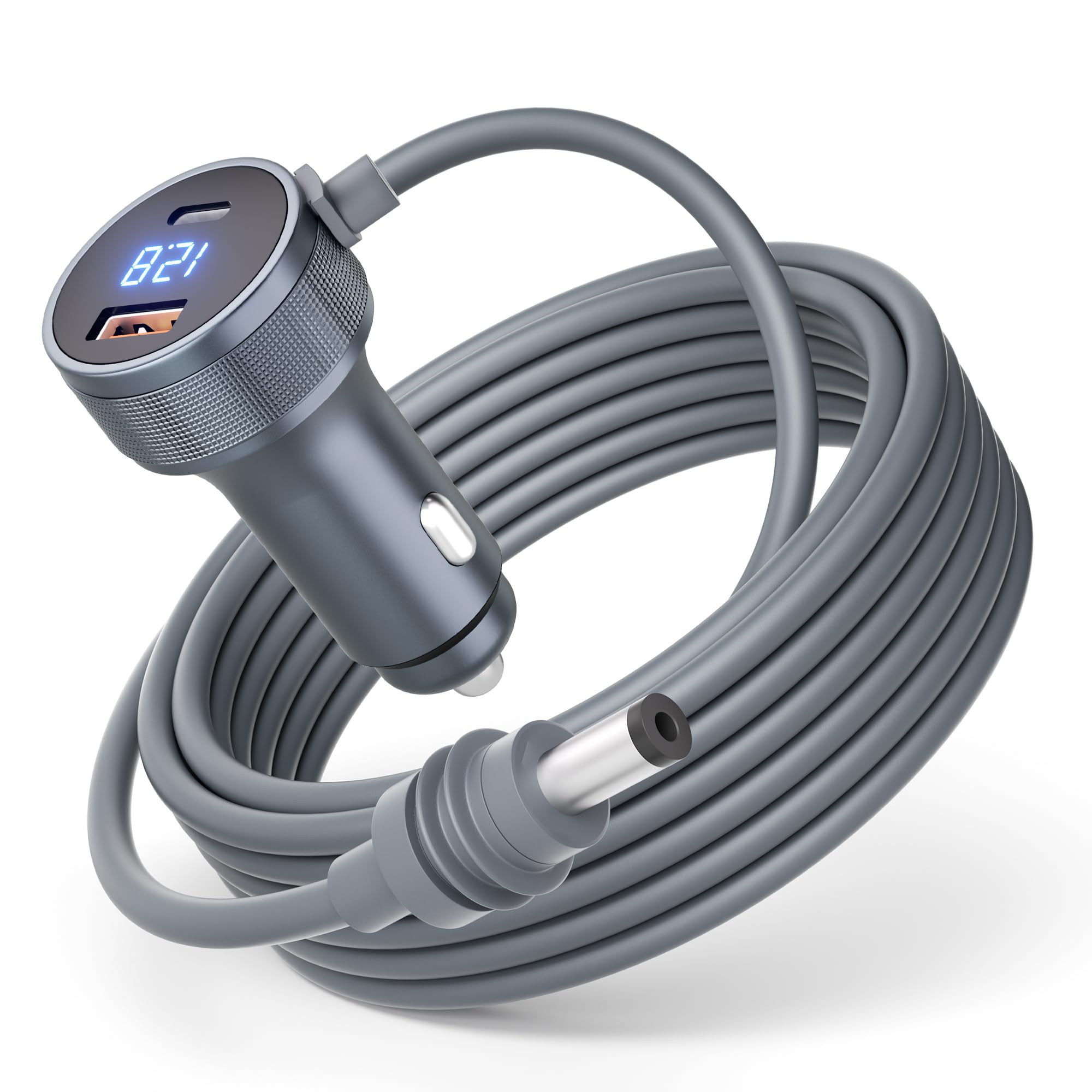 Starlink Mini DC Power Cable Cigarette Lighter with Digital Display USB/Type C Socket 10FT Starlink Mini Cable 12V-24V DC Car Po