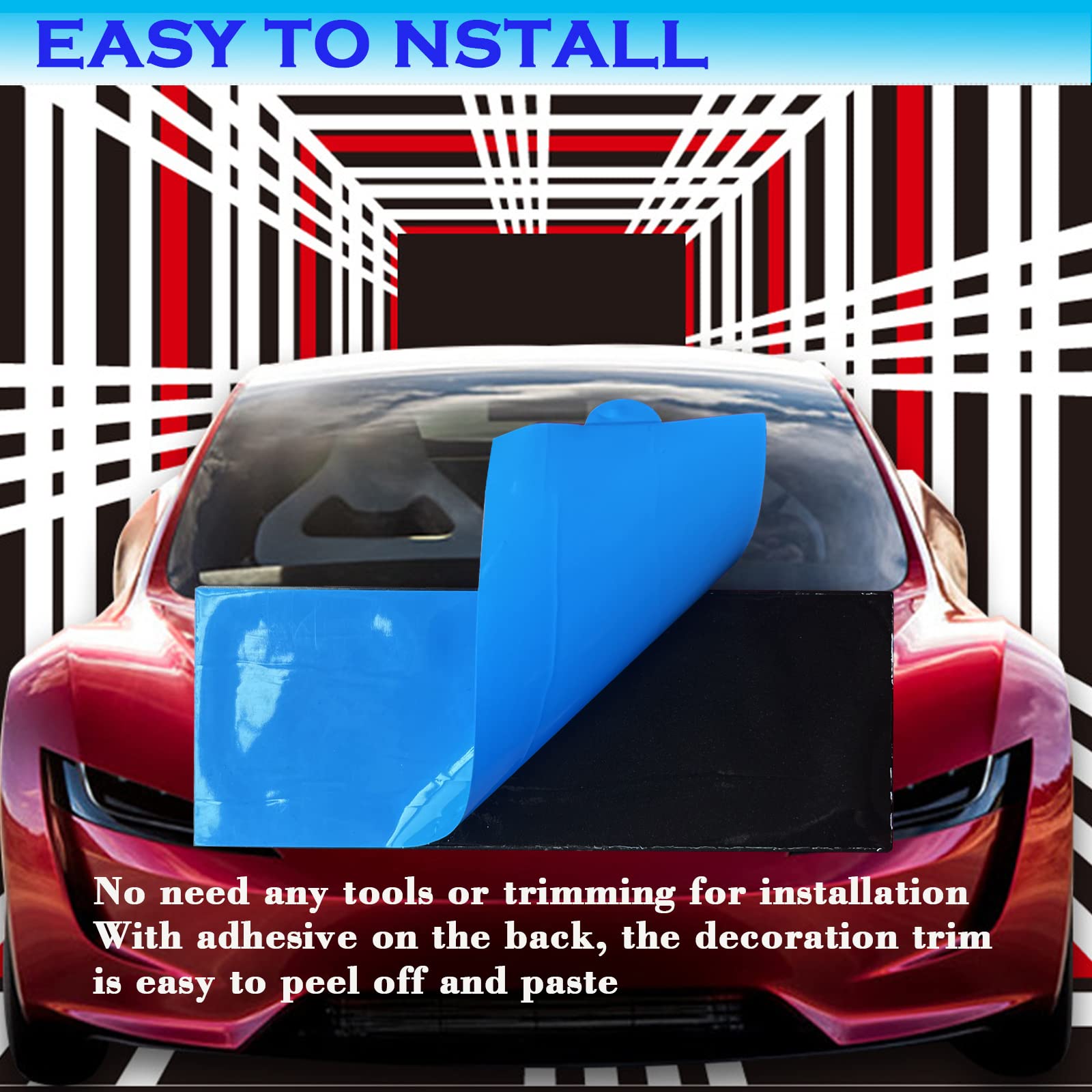 Yhcdsea Model 3 Y Automotive 3D Plaid Badge Sticker Mark Car Emblem Plaid Badge Decor Compatible For Tesla Model 3 Y X S (Plaid)