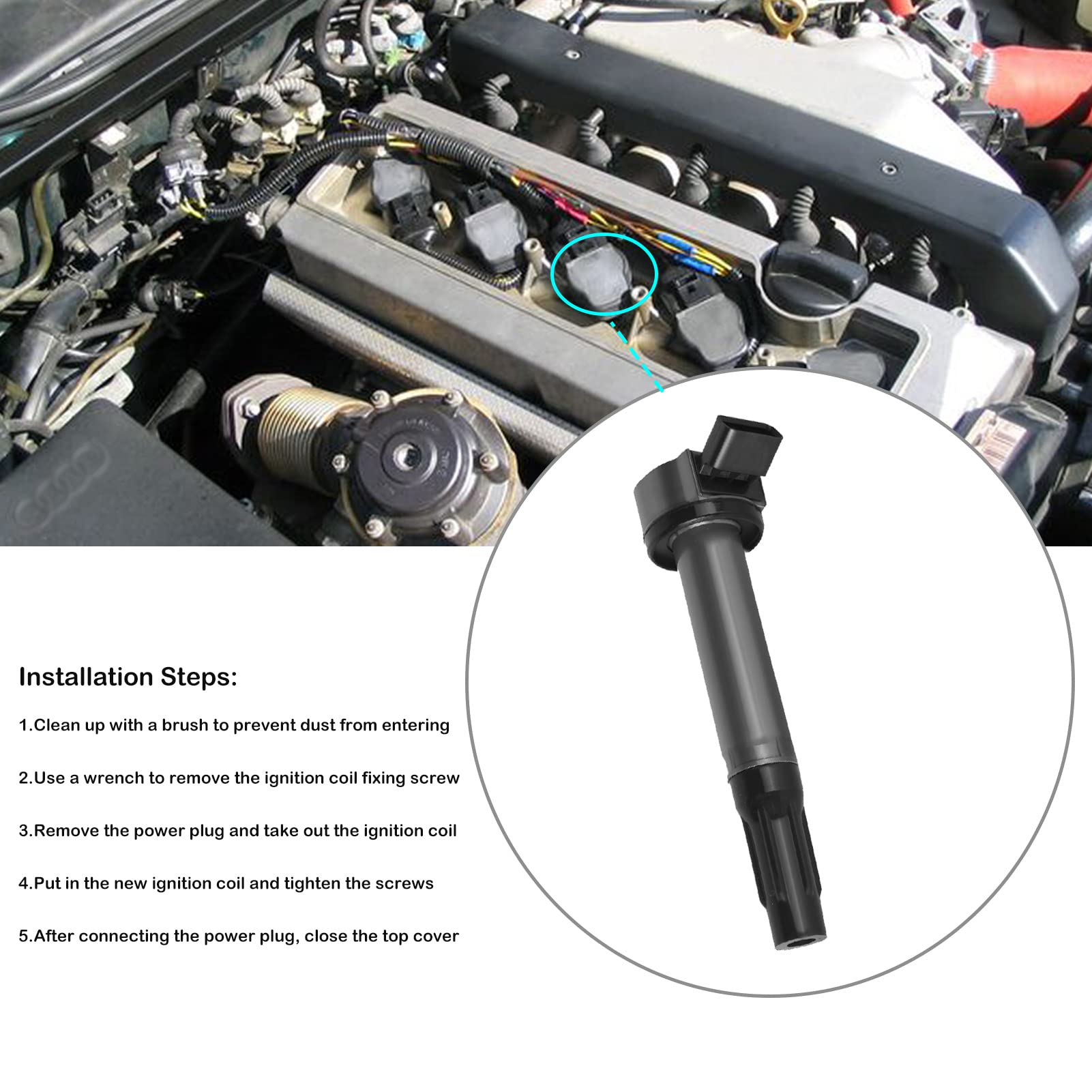 Ignition Coil Packs For 2002 2003 2004 2005 2006 2007 2008 2009 Nissan Maxima Murano Altima Xterra Quest Frontier Pathfinder Inf