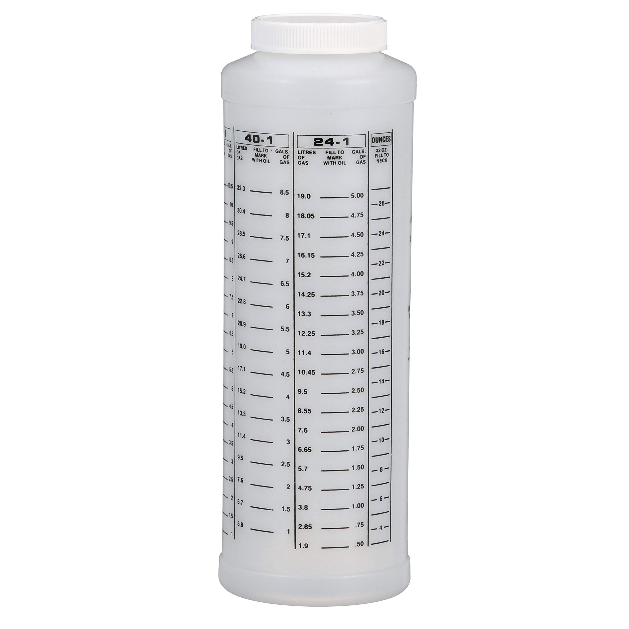 Seachoice 2-Cycle Engine, Oil To Gas Measuring Container, 32 Oz., Wide Mouth Bottle