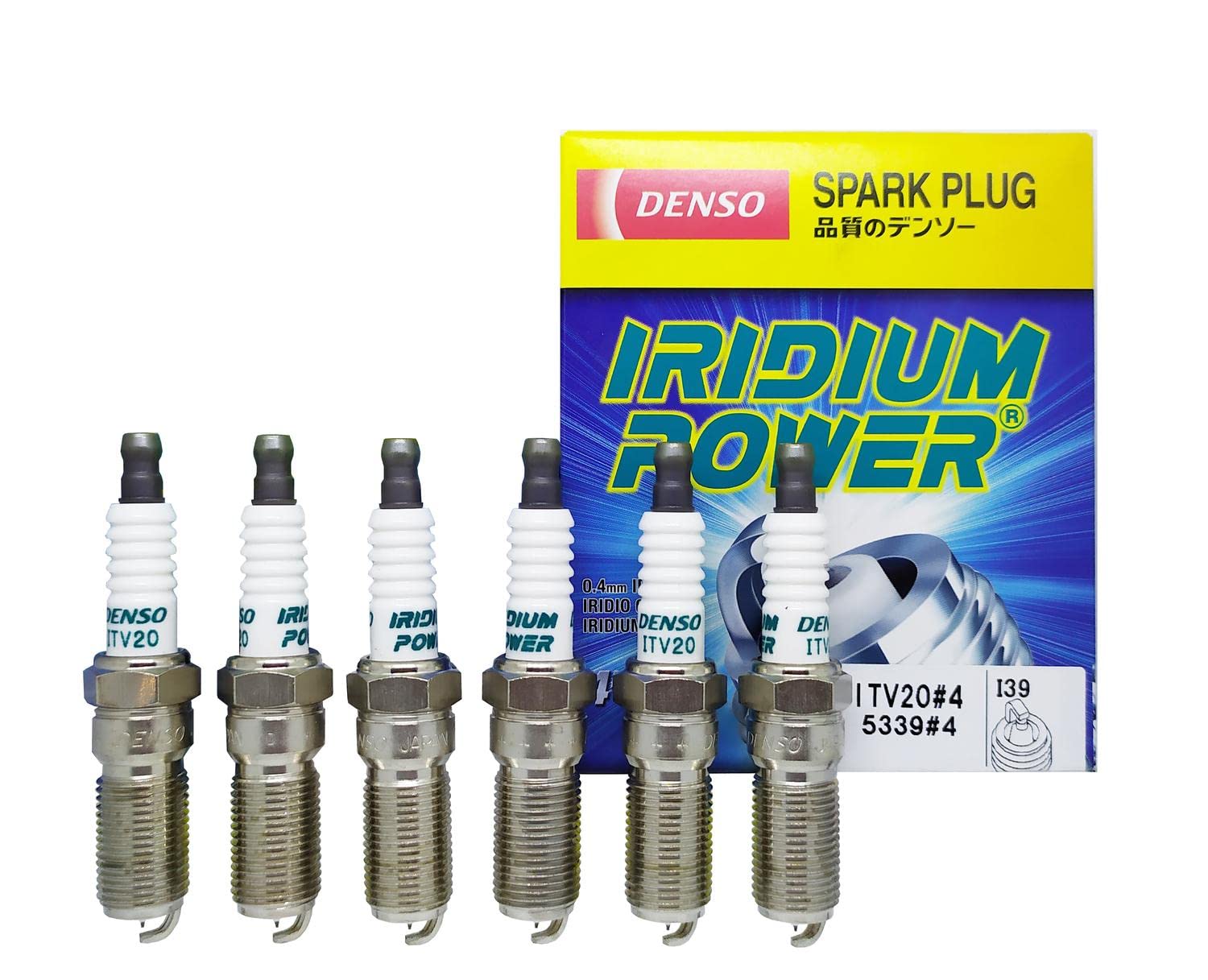 DENSO # 5339 IRIDIUM Power Spark Plugs  ITV20  6 PCS NEW